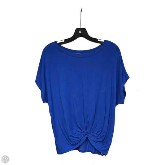 Top Short Sleeve By Liverpool In Blue, Size: Xs