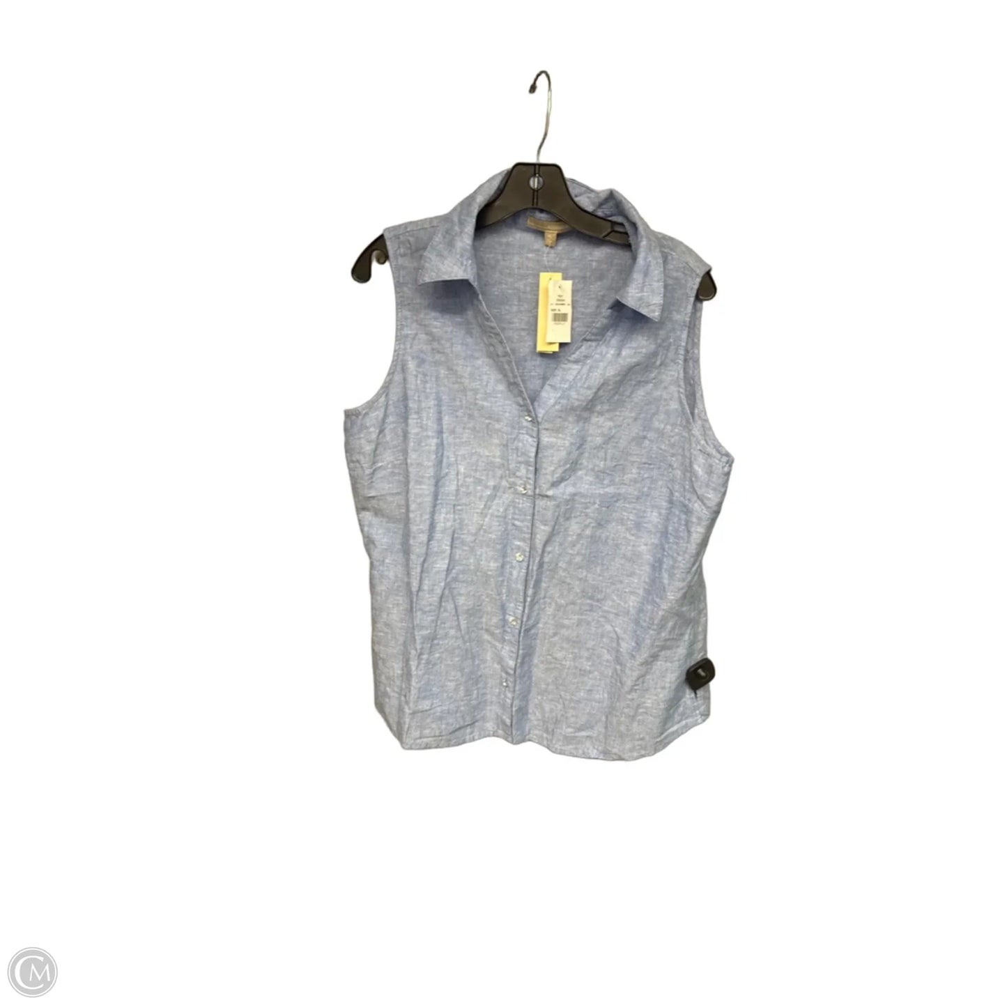 Top Sleeveless By Clothes Mentor In Blue, Size: Xl