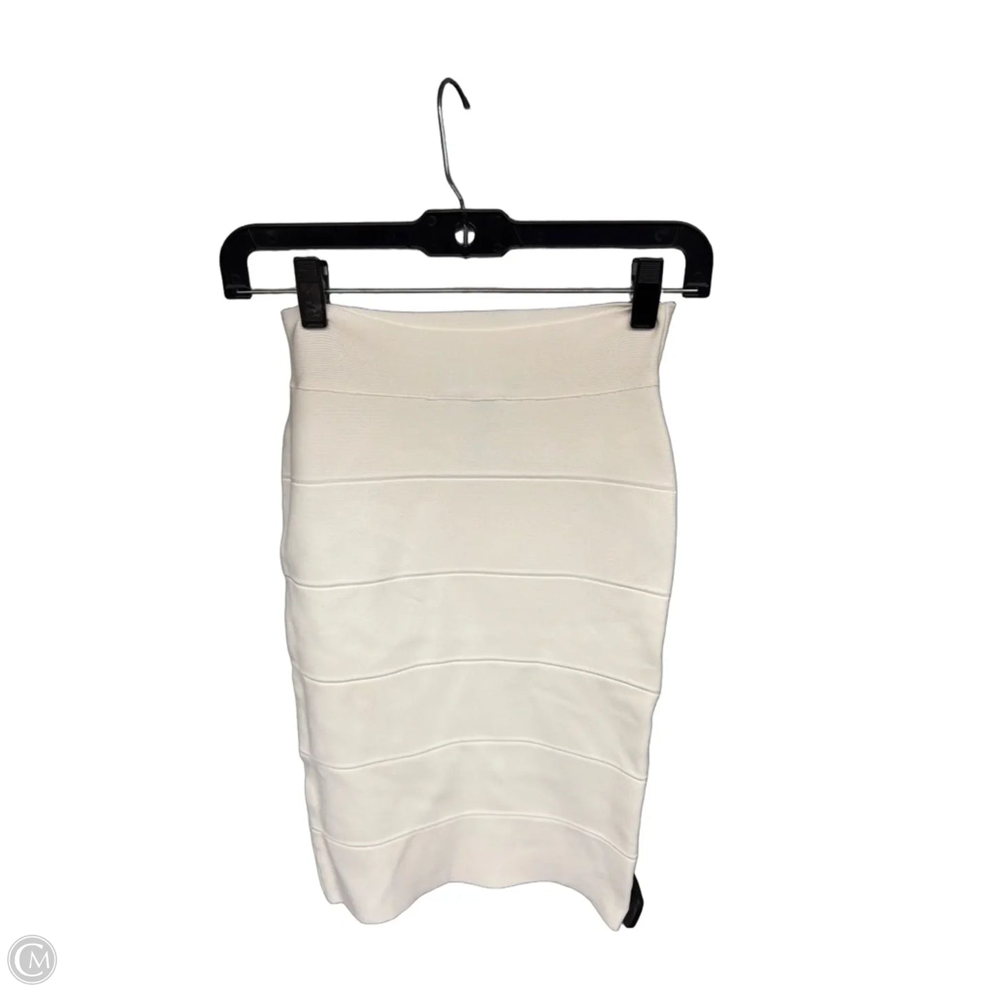 Skirt Midi By Bcbgmaxazria In Cream, Size: Xs