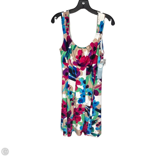 Dress Casual Midi By London Times In Floral Print, Size: 14