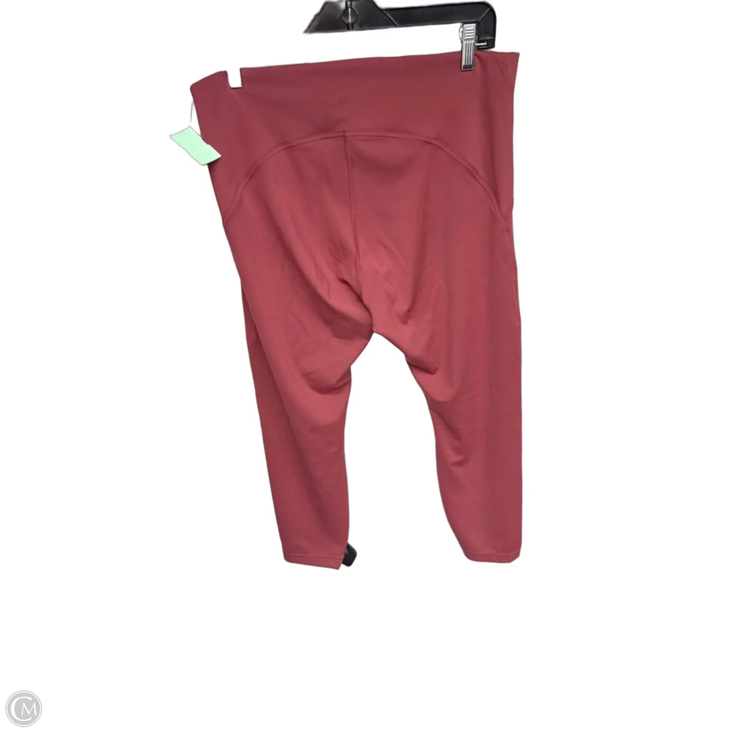 Athletic Leggings By Lululemon In Red, Size: 14