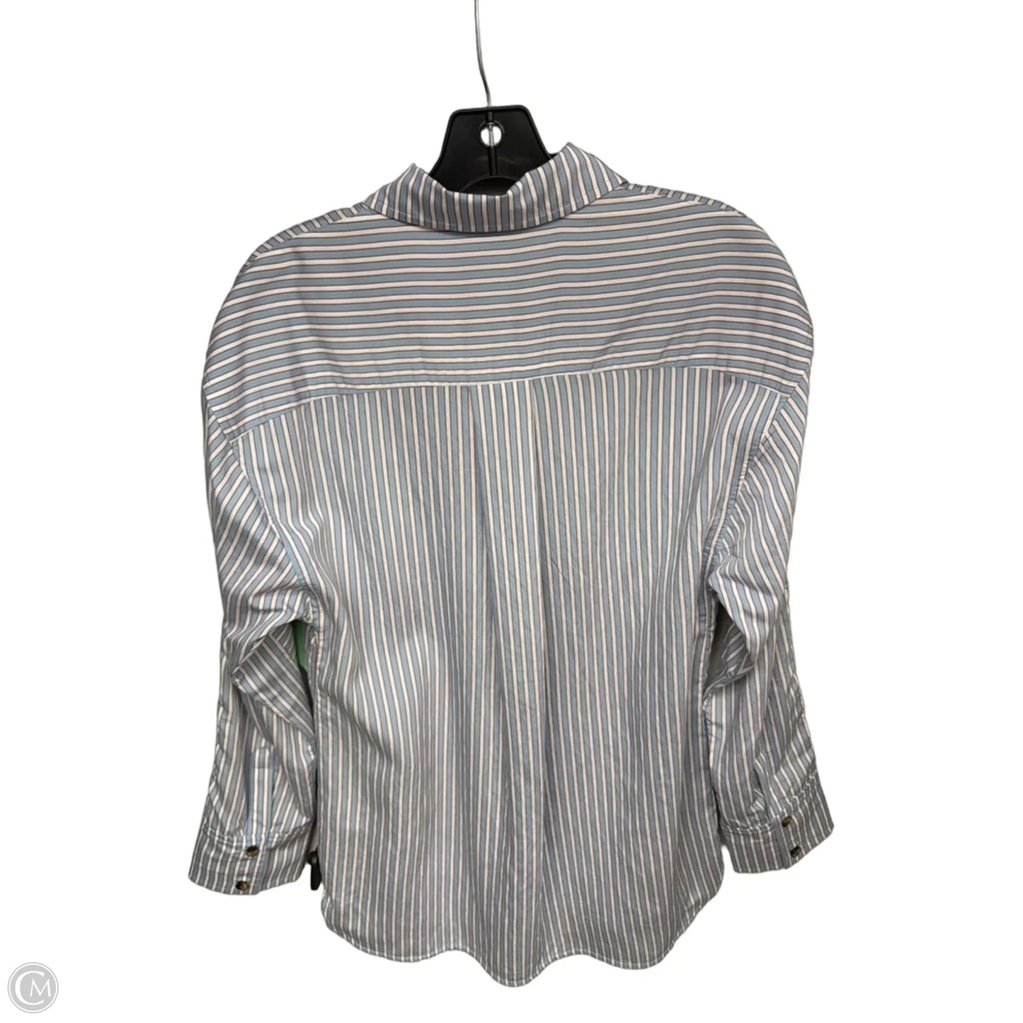 Top Long Sleeve By Ganni In Striped Pattern
