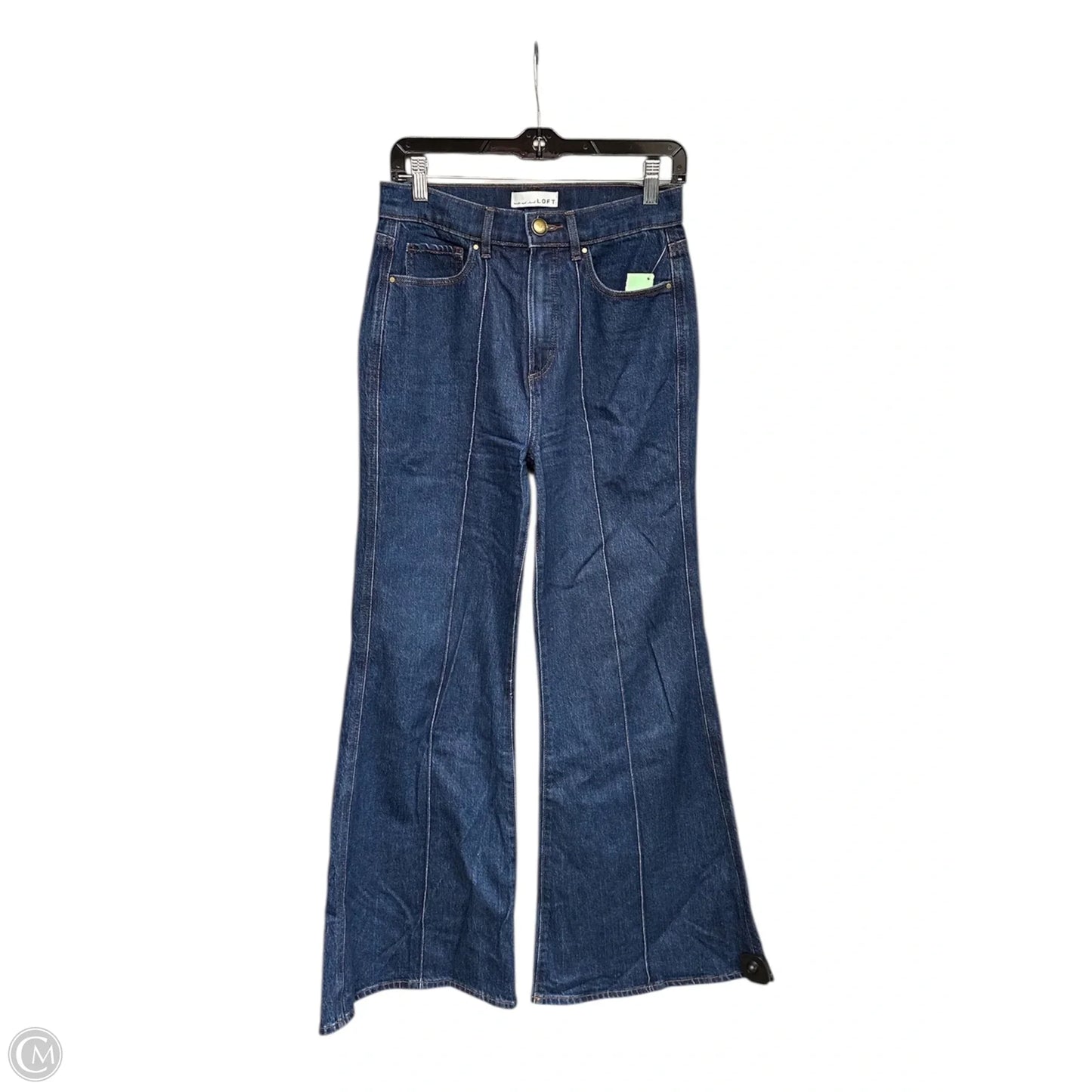 Jeans Wide Leg By Loft In Blue Denim, Size: 2
