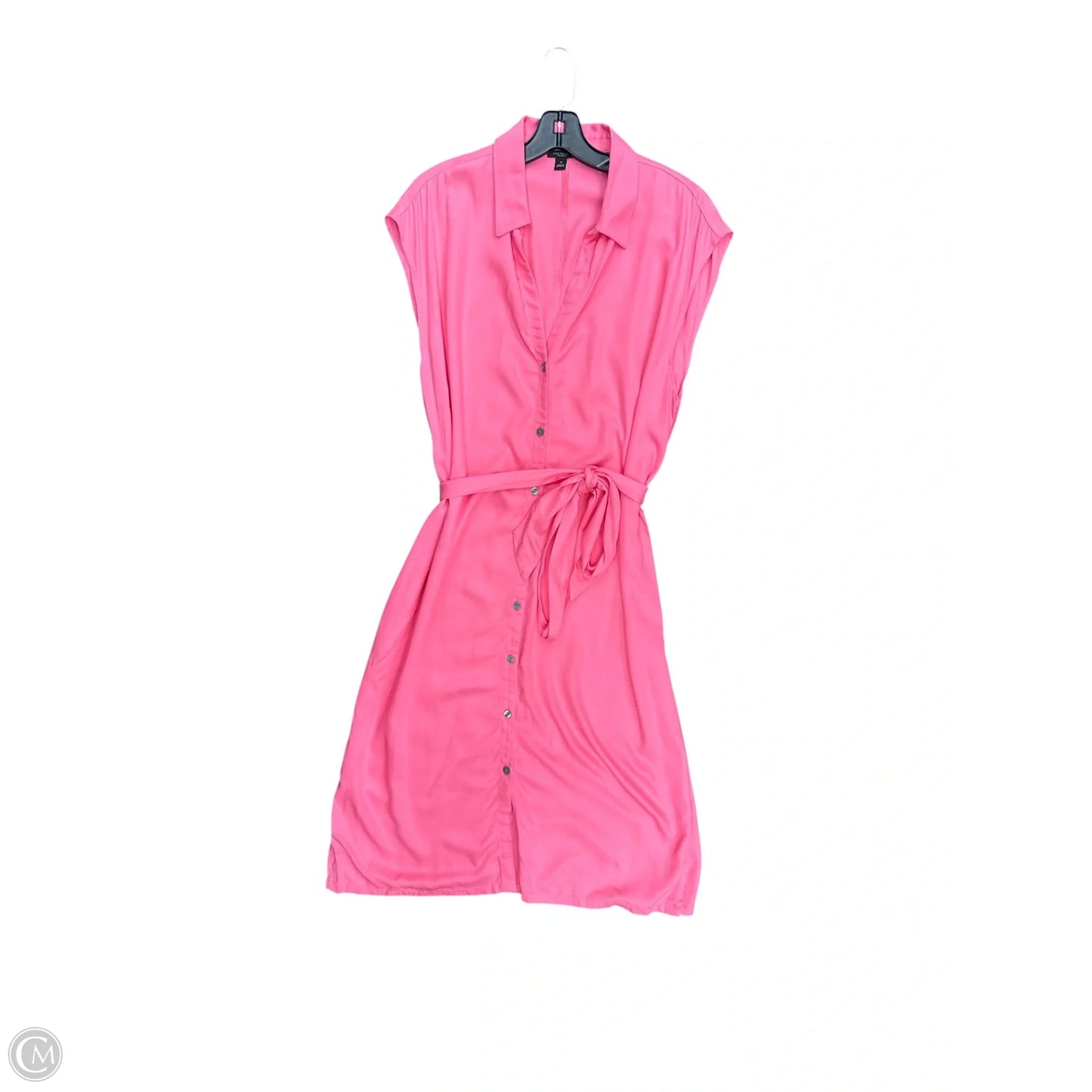 Dress Casual Midi By Ann Taylor In Pink, Size: 14