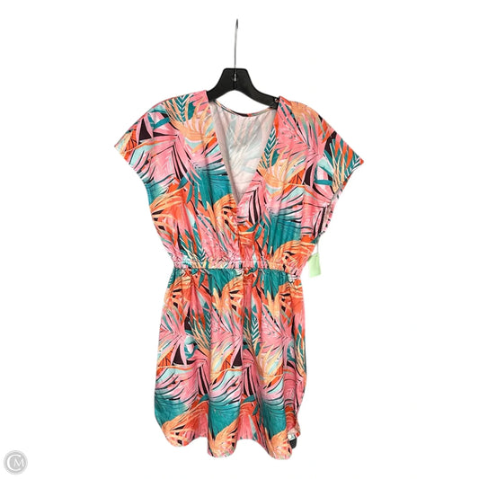 Swimwear Cover-up By Cupshe In Orange & Pink, Size: S