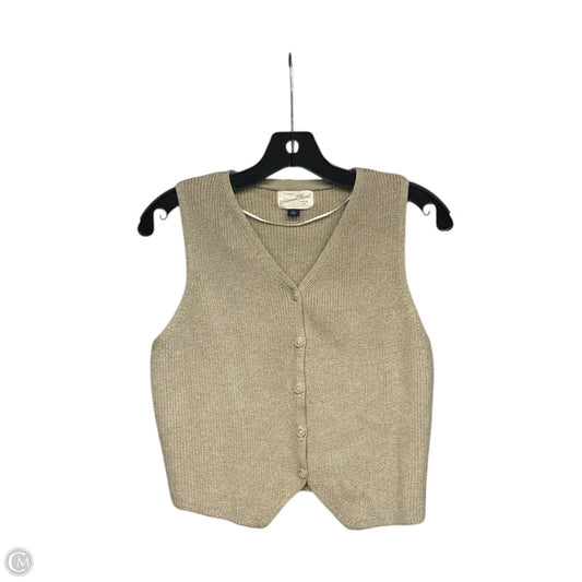 Top Sleeveless By Universal Thread In Tan, Size: L