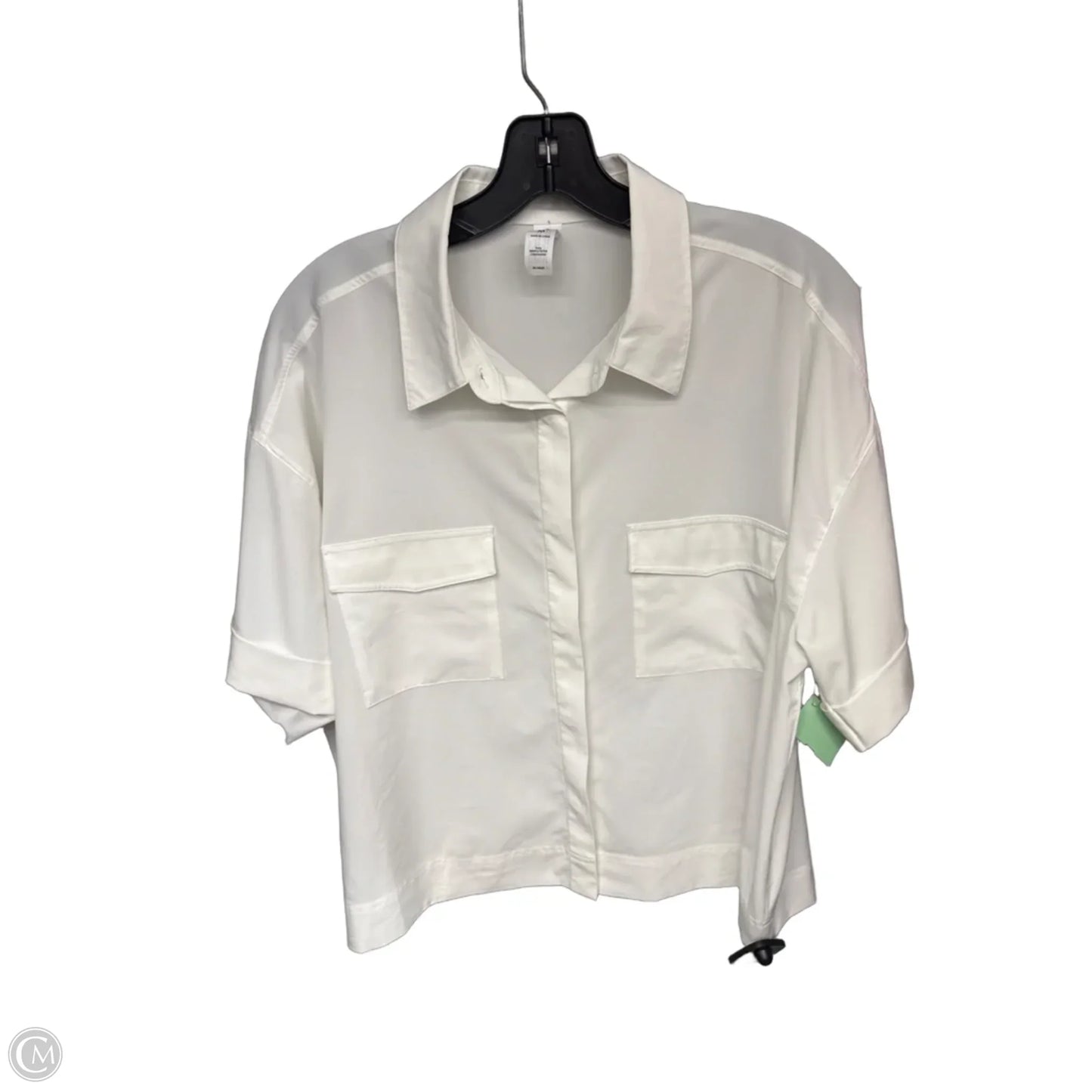 Top Short Sleeve By 90 Degrees By Reflex In White, Size: M