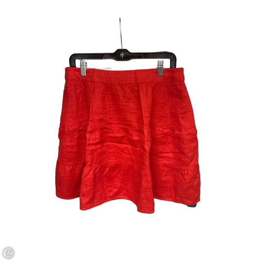 Skirt Midi By Boden In Red, Size: 10