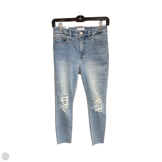 Jeans Skinny By Good American In Blue Denim, Size: 2