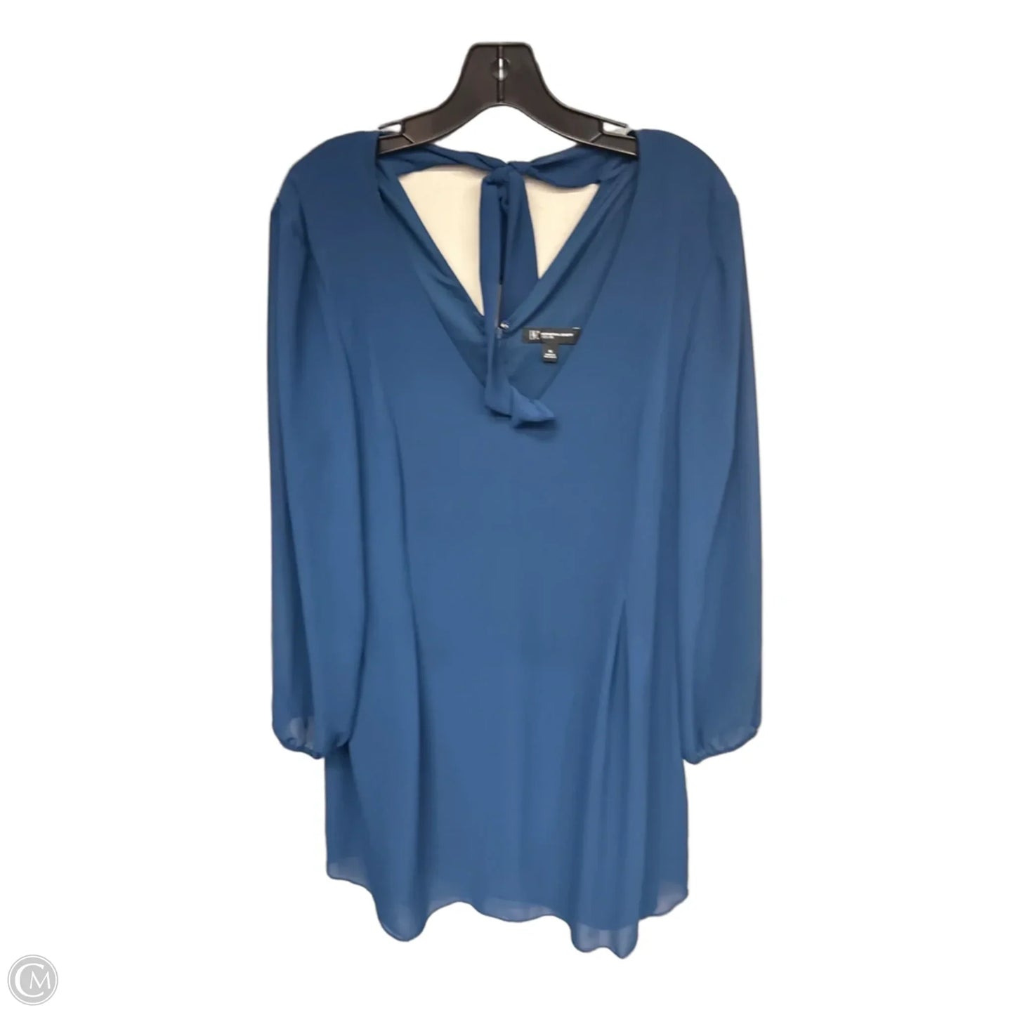 Dress Party Midi By Inc In Blue, Size: Xl