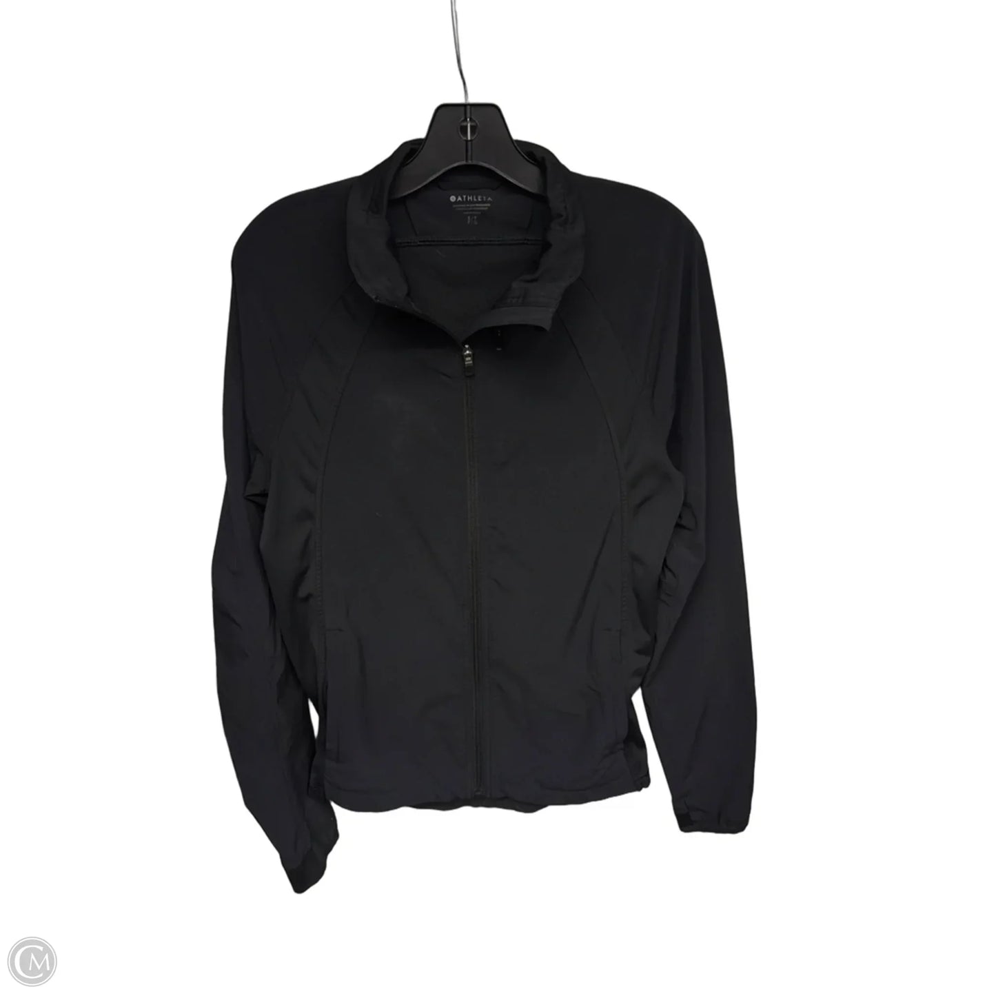 Athletic Jacket By Athleta In Black, Size: S