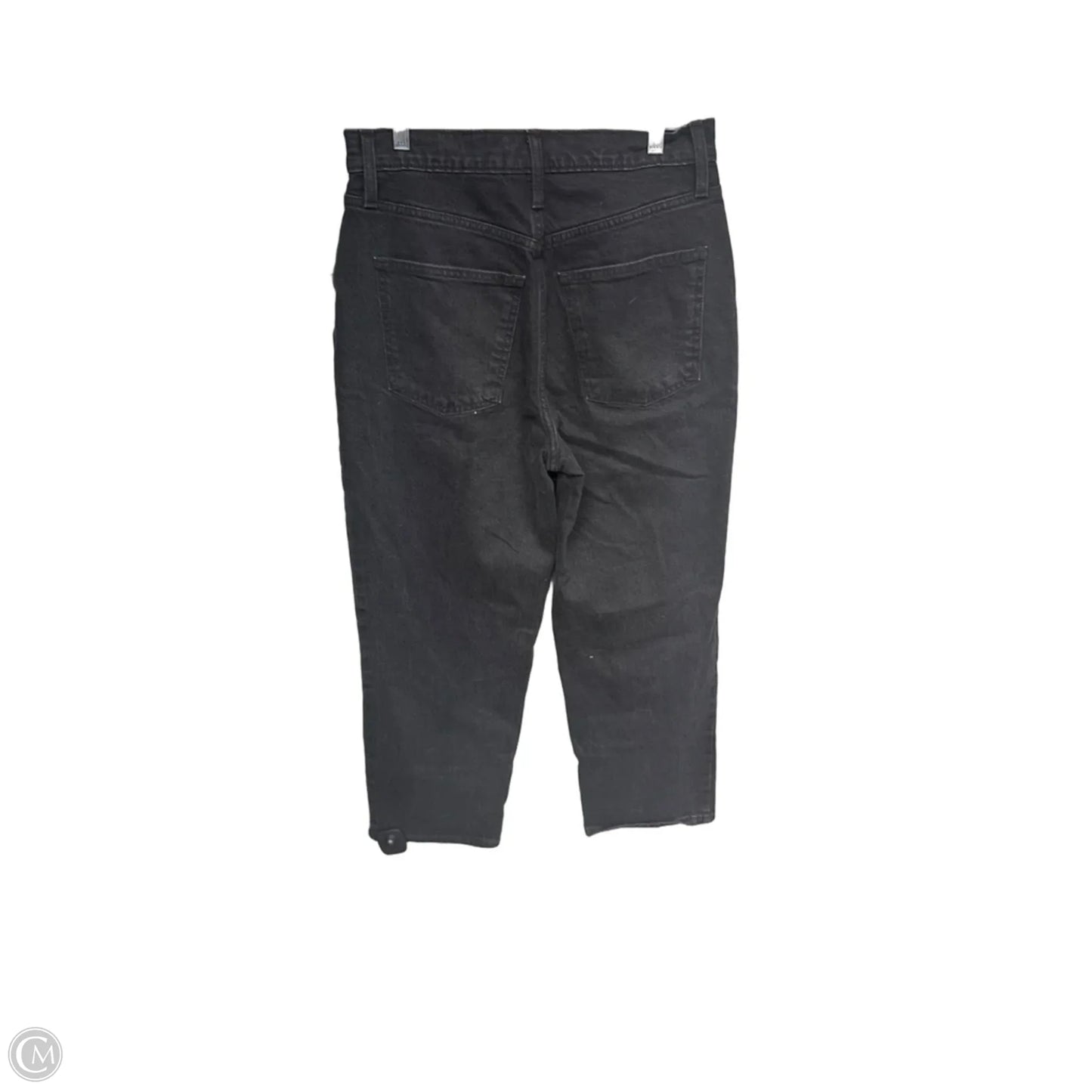 Jeans Straight By Universal Thread In Black Denim, Size: 6