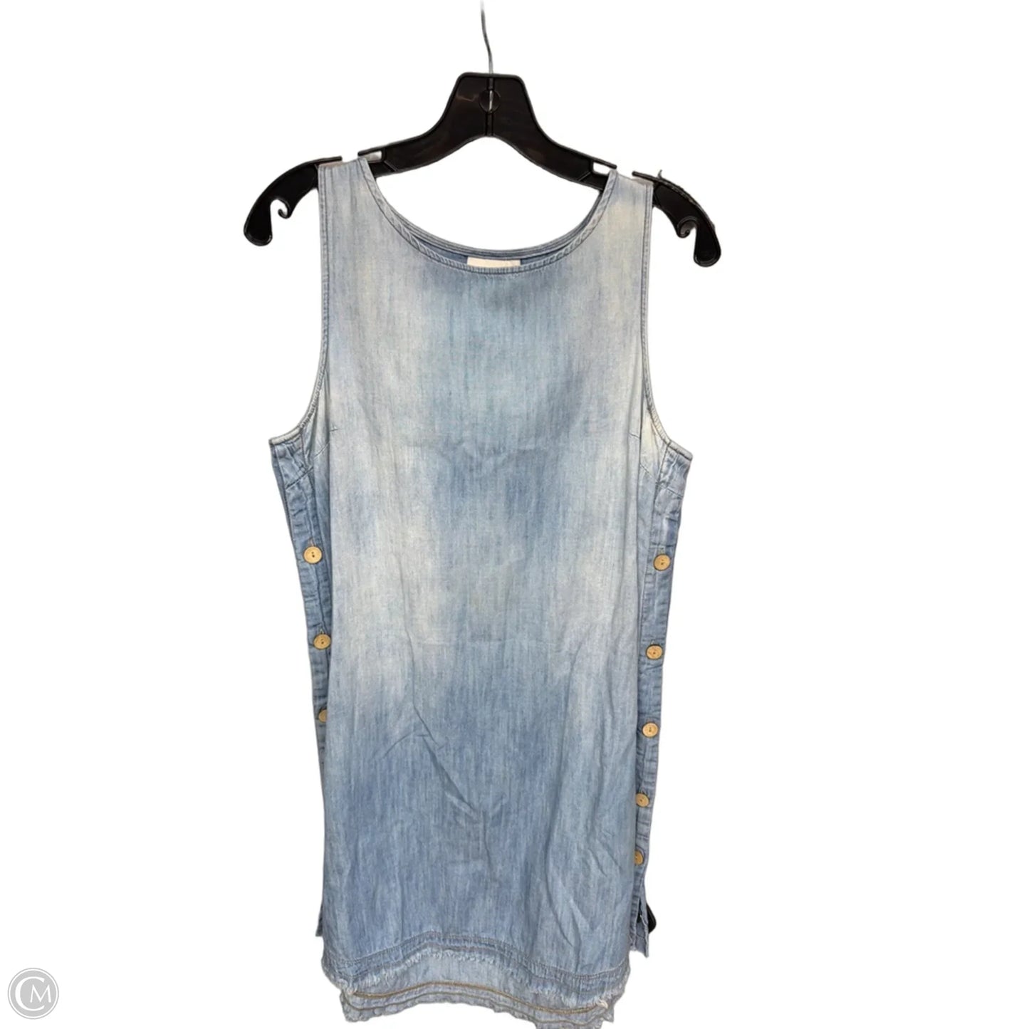 Dress Casual Midi By Universal Thread In Blue Denim, Size: M