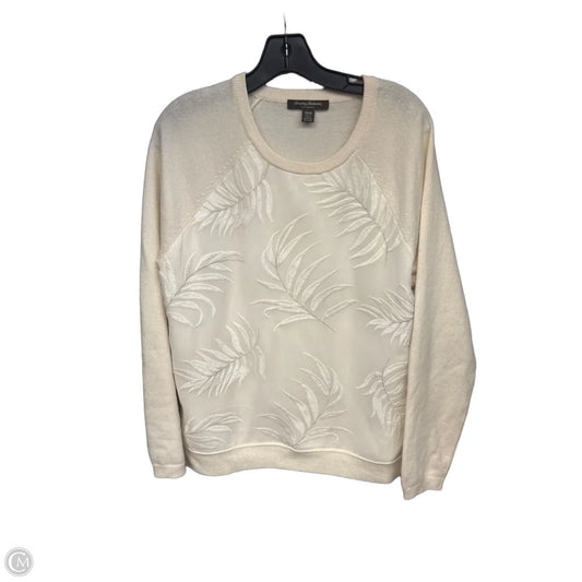 Sweater Cashmere By Tommy Bahama In Cream, Size: M