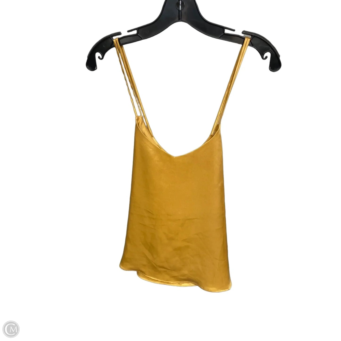 Top Cami By Clothes Mentor In Gold, Size: S