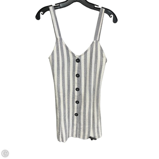 Tunic Sleeveless By Zara In Striped Pattern, Size: S