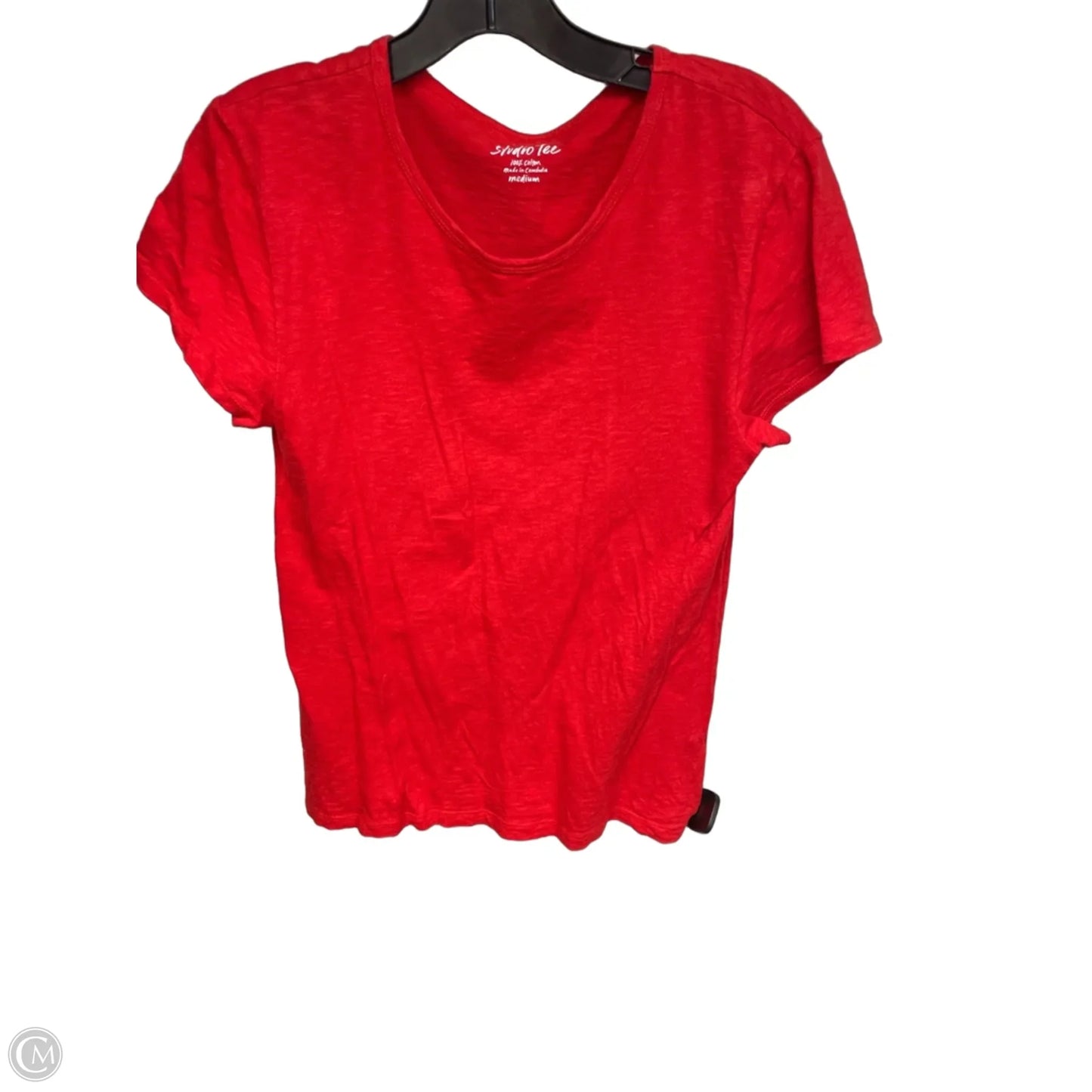 Top Short Sleeve Basic By J. Crew In Red, Size: M