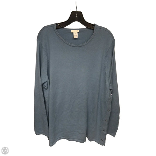Sweater By J. Jill In Blue, Size: 2x
