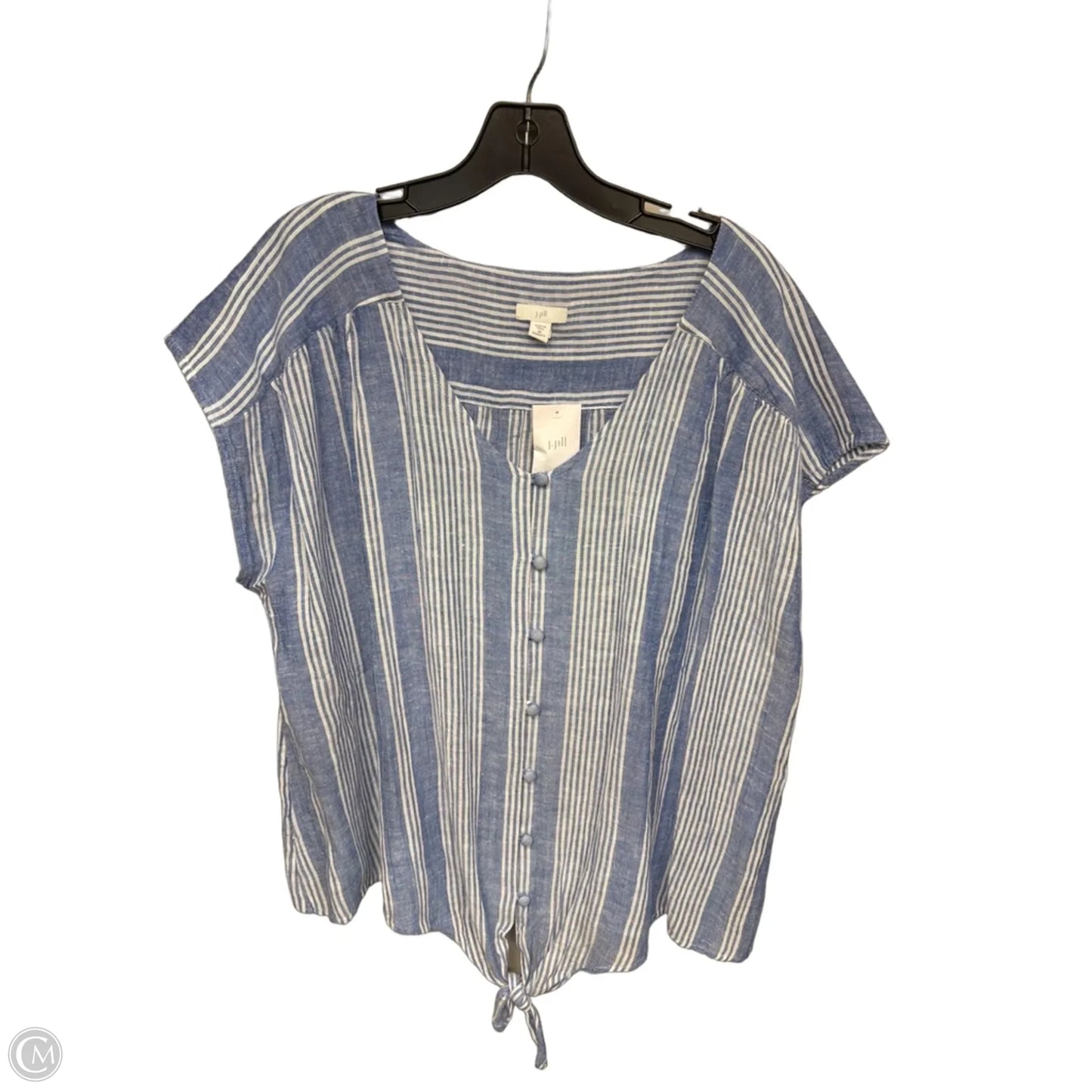 Top Sleeveless By J. Jill In Striped Pattern, Size: 2x