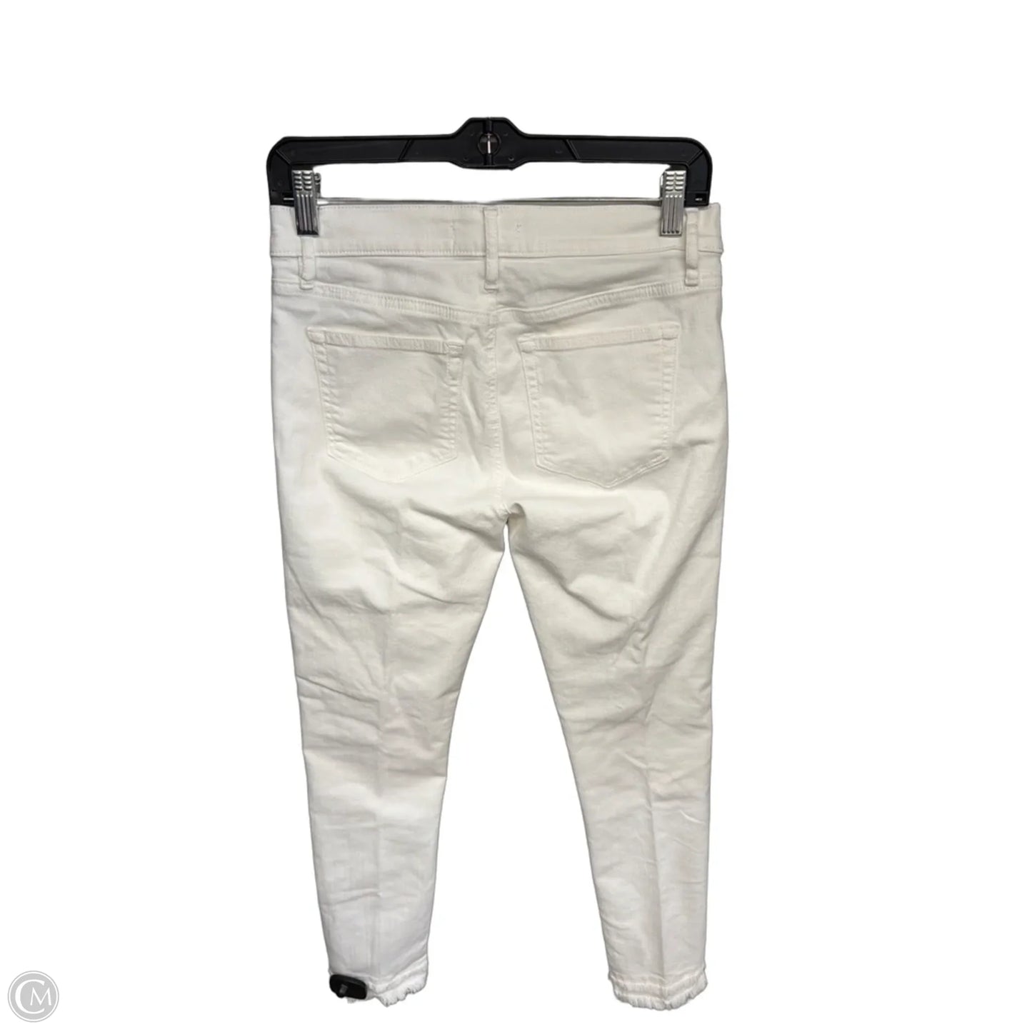 Jeans Skinny By Loft In White Denim, Size: 24