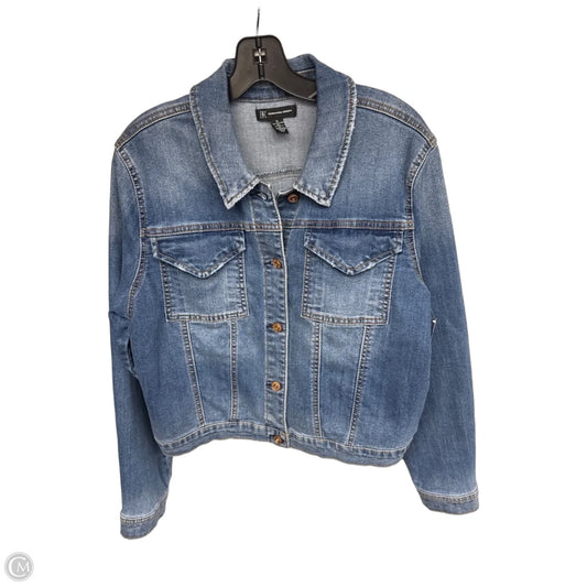 Jacket Denim By Inc In Blue Denim, Size: Xl