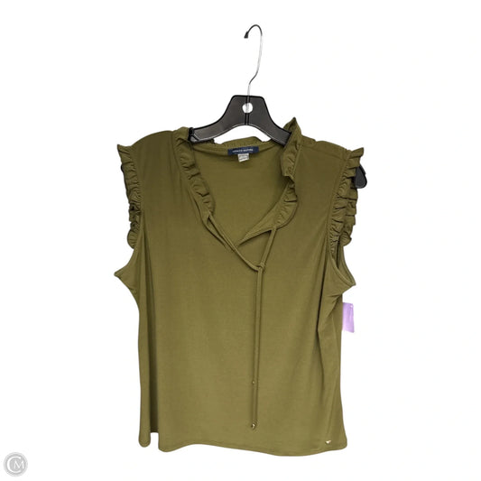 Top Sleeveless By Tommy Hilfiger In Green, Size: Xl