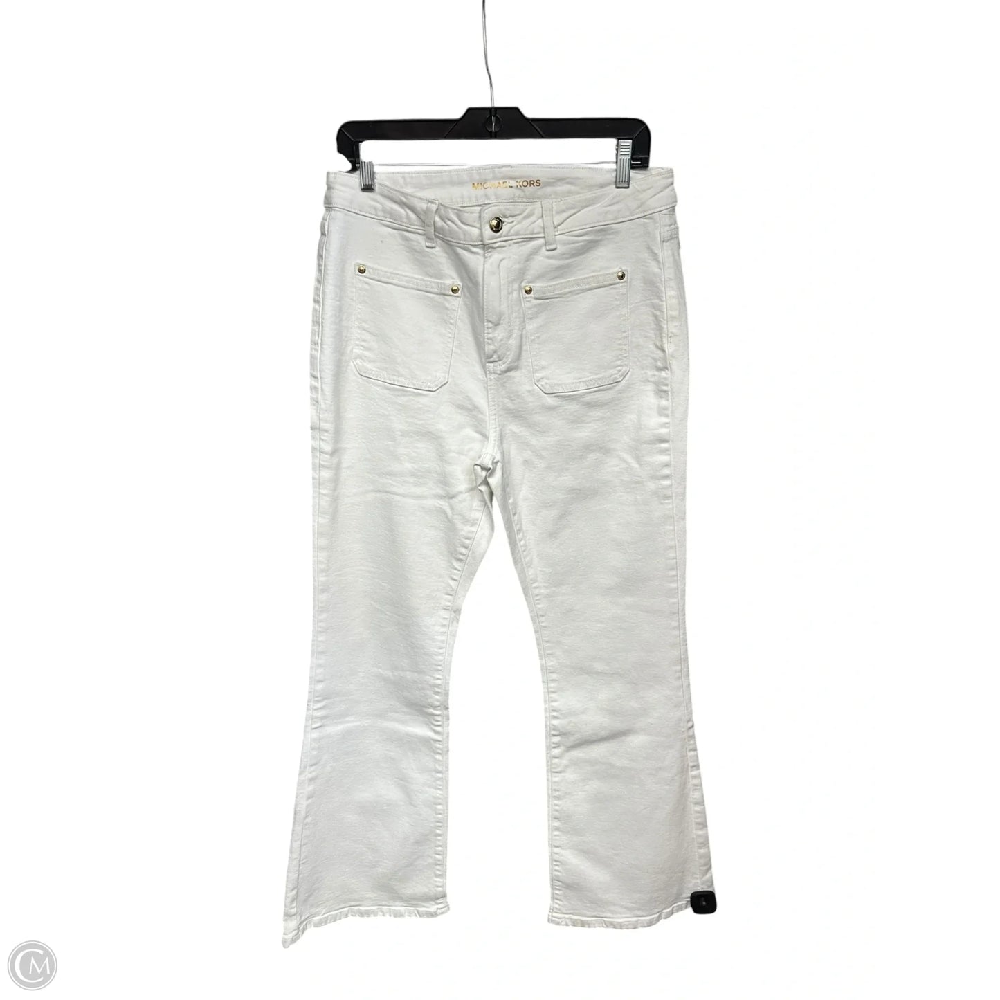 Jeans Designer By Michael Kors In White, Size: 10