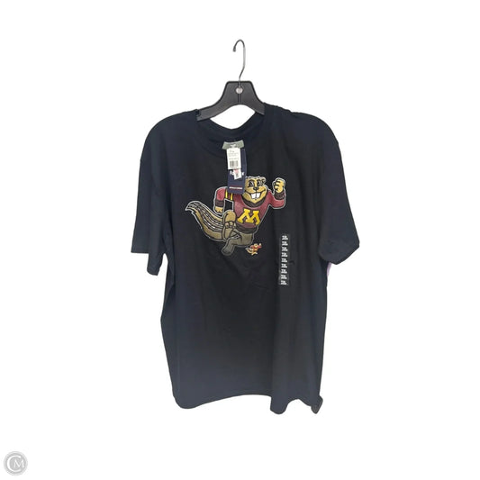 Athletic Top Short Sleeve By Fanatics In Black, Size: Xl