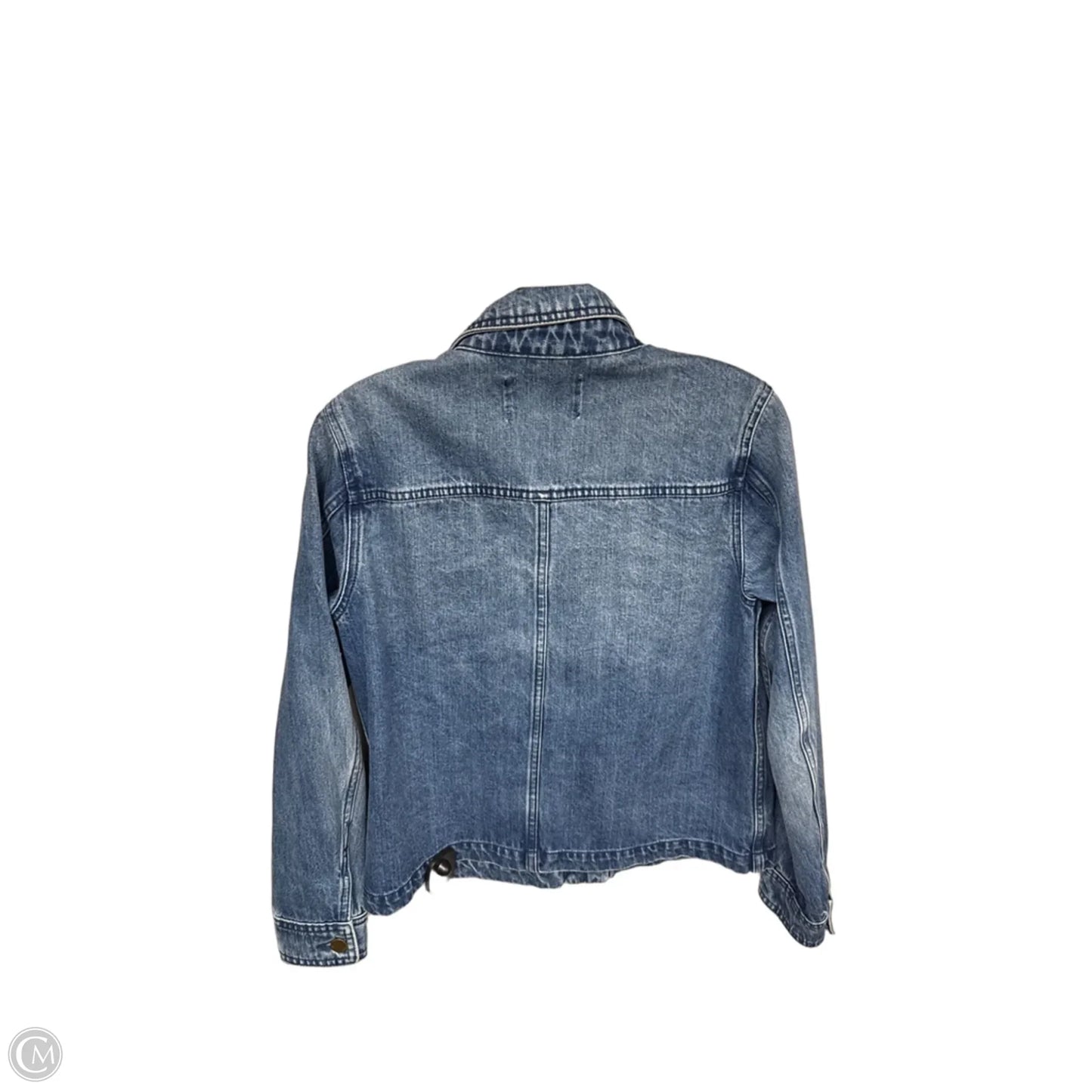 Jacket Denim By Who What Wear In Blue Denim, Size: S