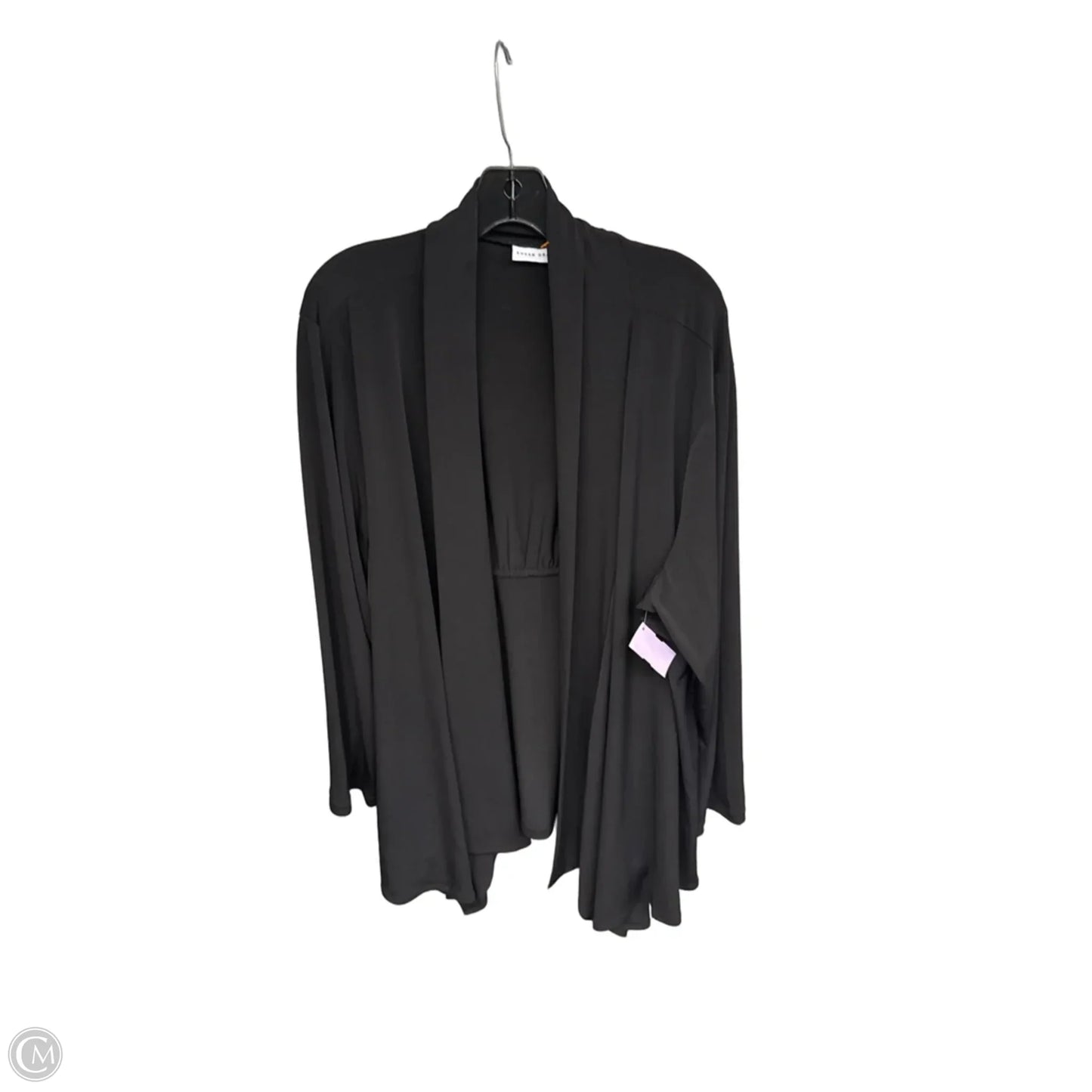 Cardigan By Susan Graver In Black, Size: 3x