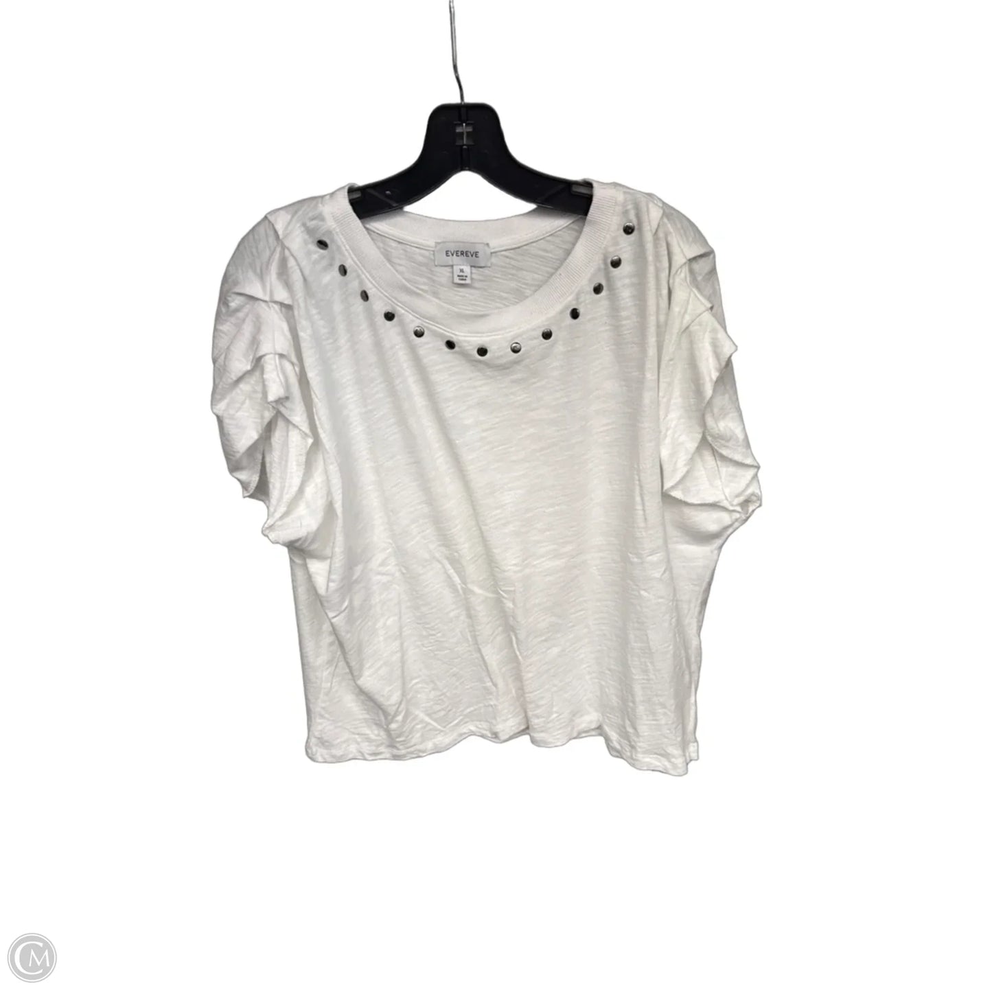 Top Sleeveless By Evereve In White, Size: Xl