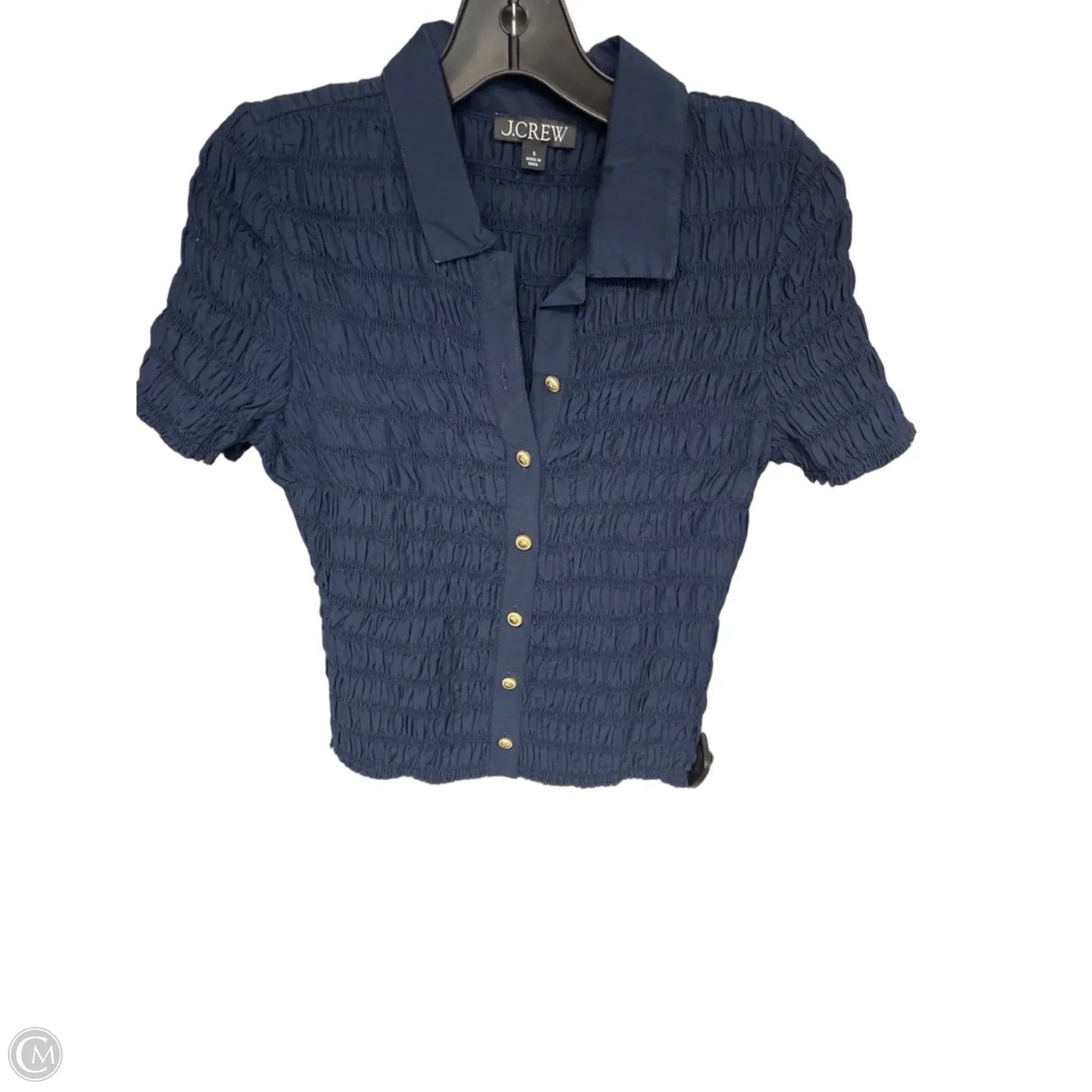 Top Short Sleeve By J. Crew In Blue, Size: S
