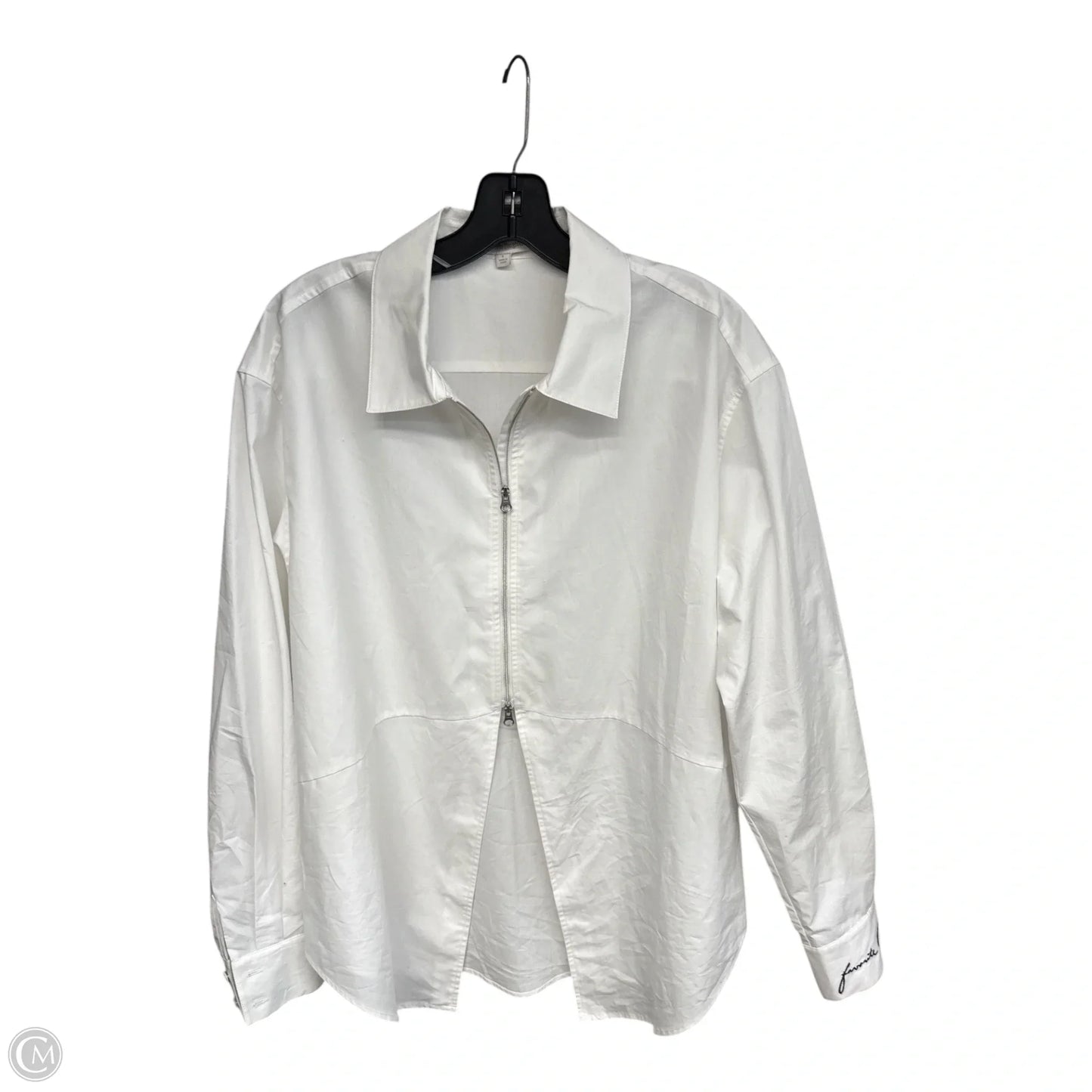 Top Long Sleeve By Favorite Daughter In White, Size: S