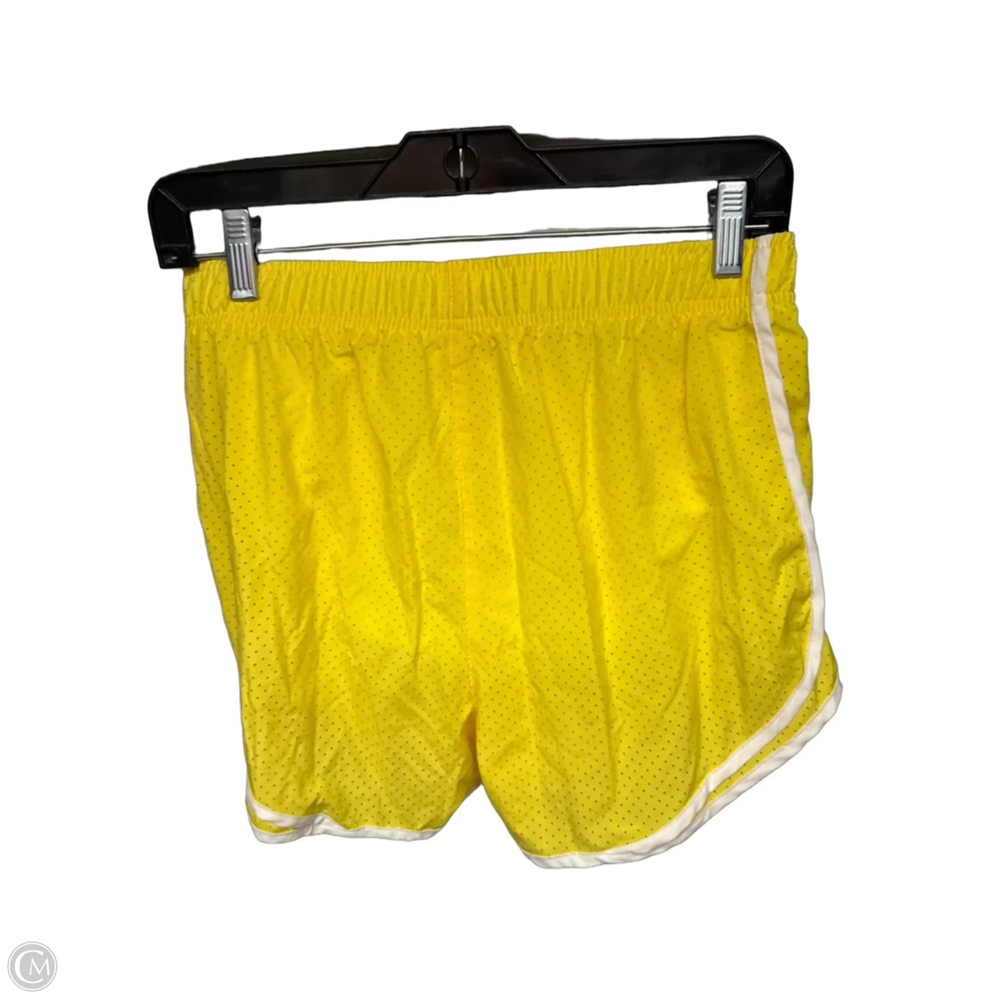 Athletic Shorts By Calvin Klein In Yellow, Size: S