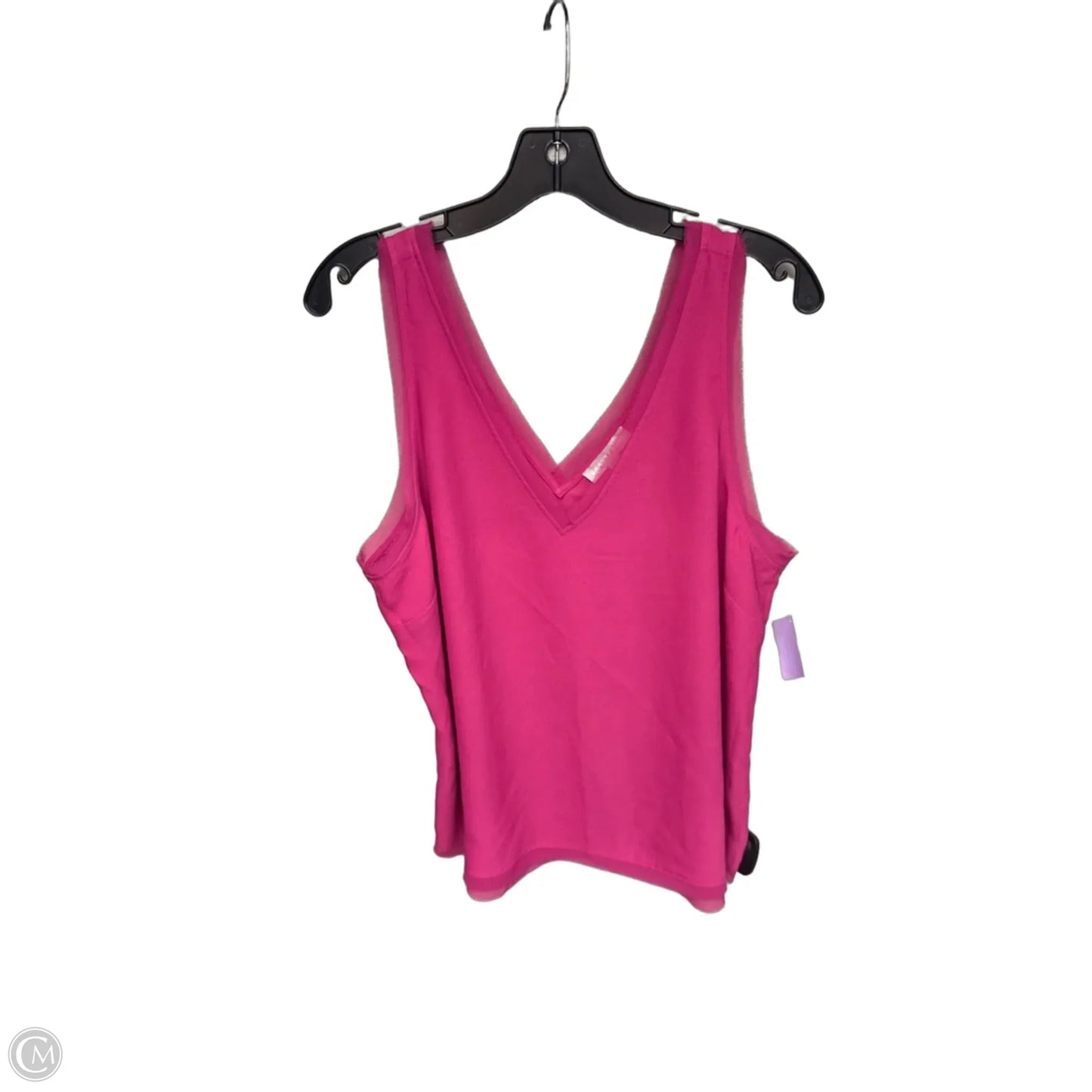 Top Sleeveless By Chelsea 28 In Pink, Size: L