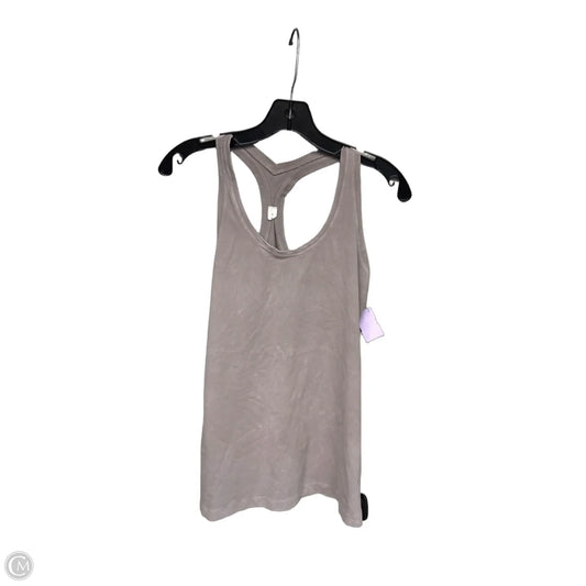Athletic Tank Top By Lululemon In Taupe, Size: 8