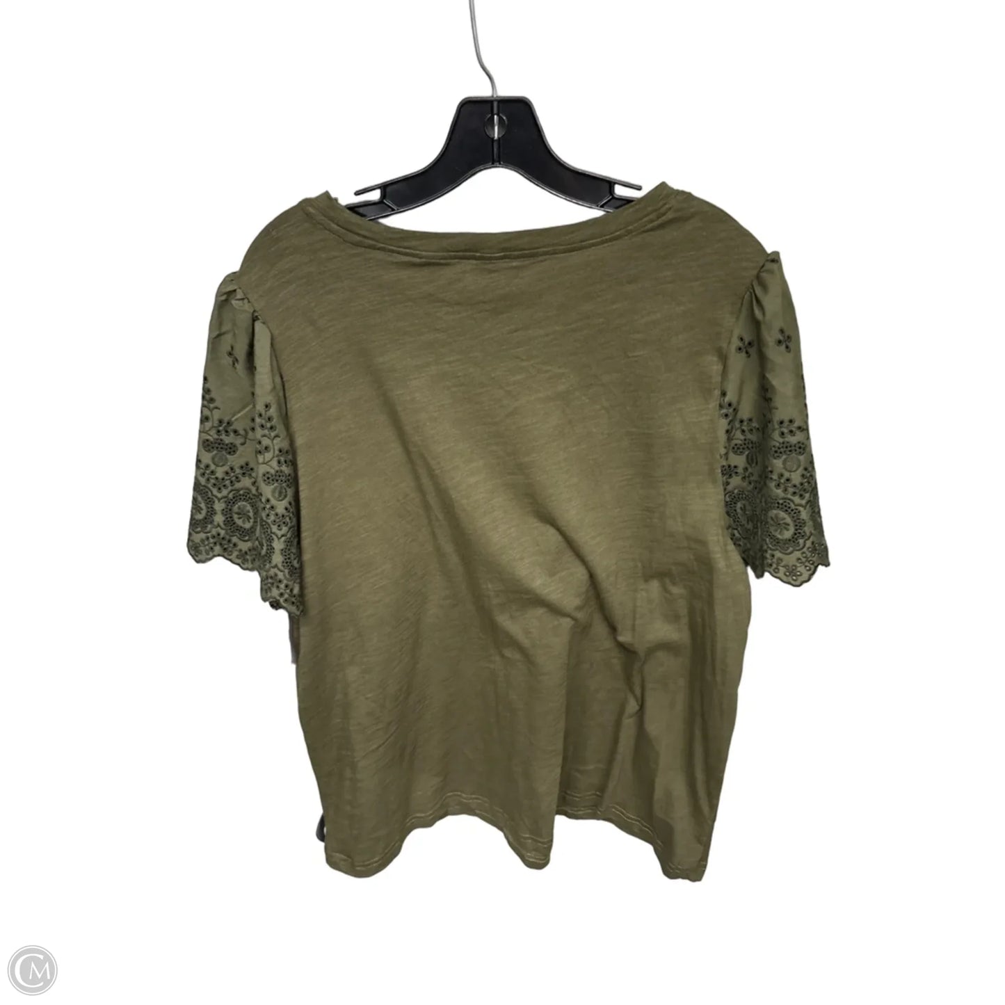 Top Short Sleeve By Shein In Green, Size: 2x
