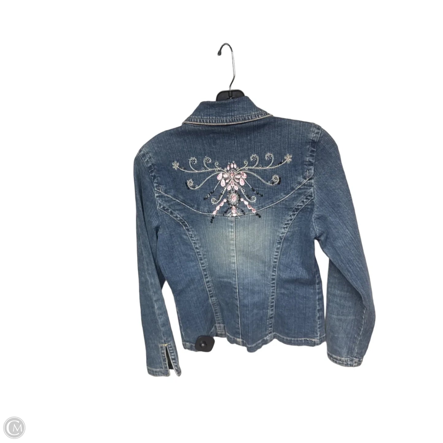 Jacket Denim By Live A Little In Blue Denim, Size: S