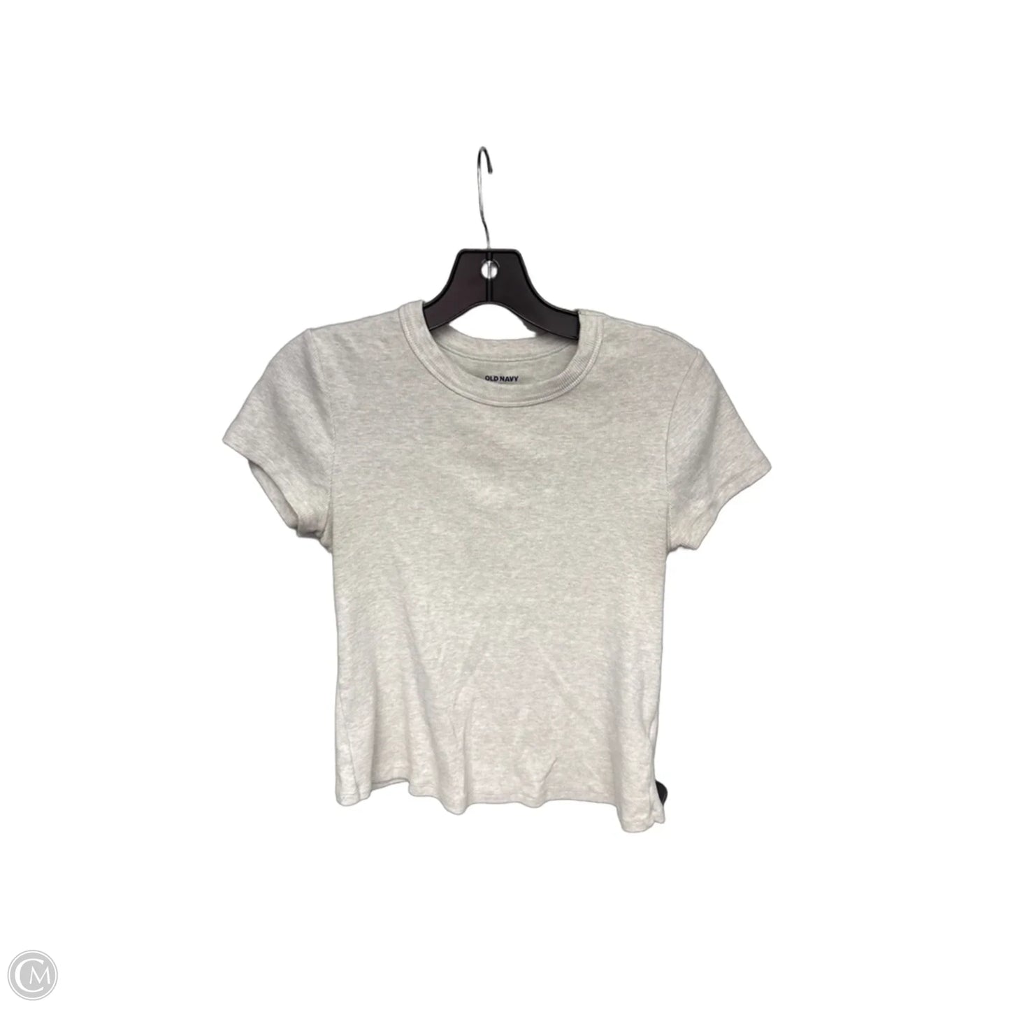 Top Short Sleeve Basic By Old Navy In Grey, Size: L