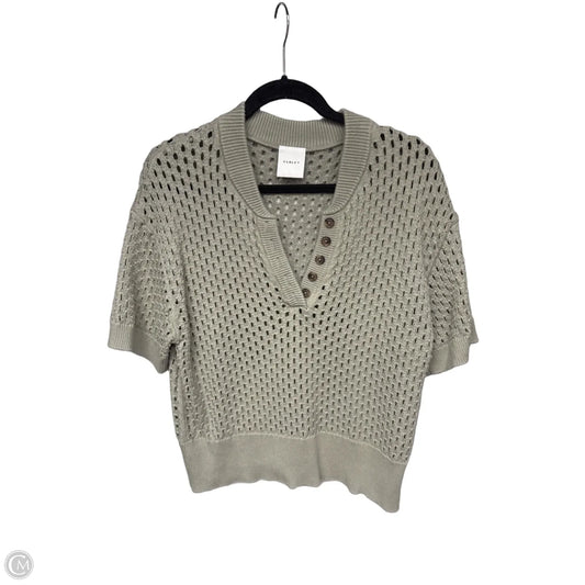 Sweater Short Sleeve By Varley In Green, Size: L