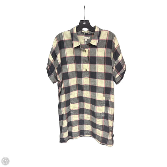 Dress Casual Midi By Toad & Co In Checkered Pattern, Size: Xl