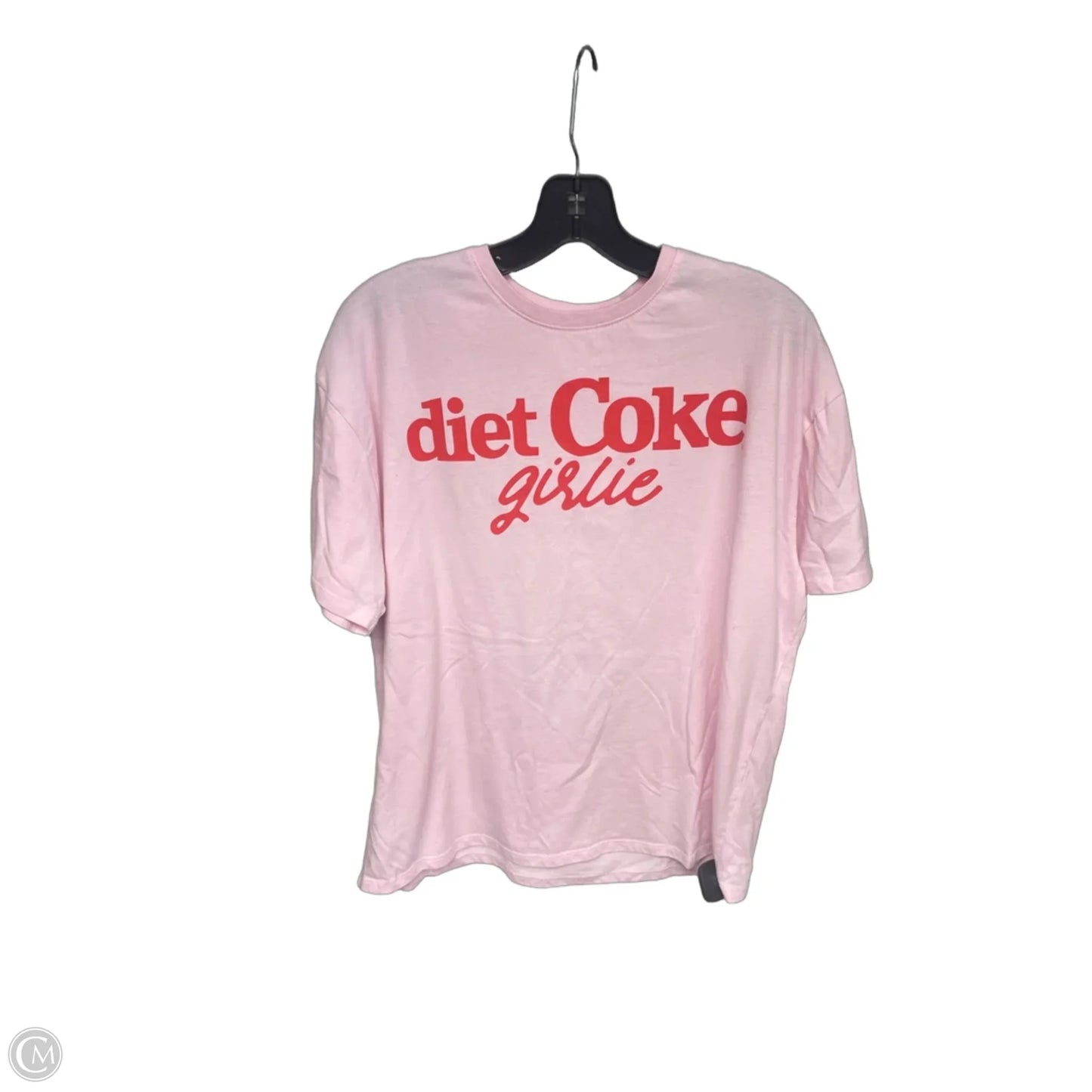 Top Short Sleeve By Clothes Mentor In Pink & Red, Size: S