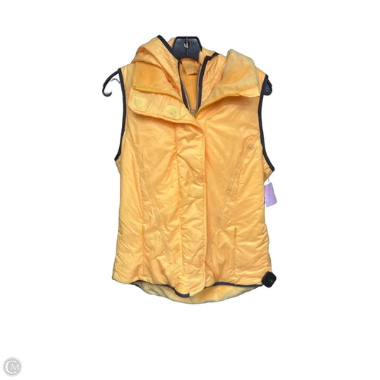 Athletic Jacket By Lululemon In Orange, Size: 10