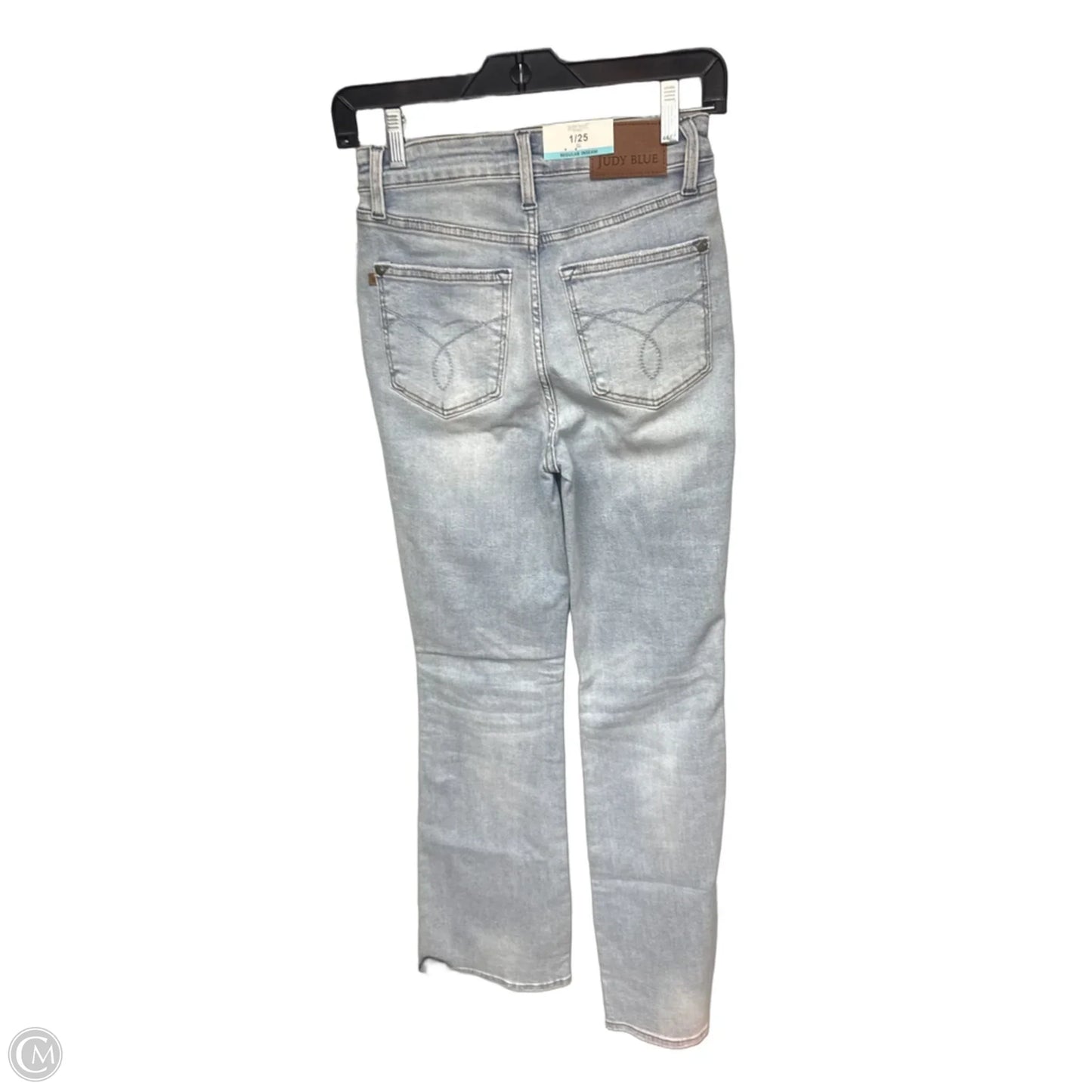 Jeans Straight By Judy Blue In Blue Denim, Size: Xs