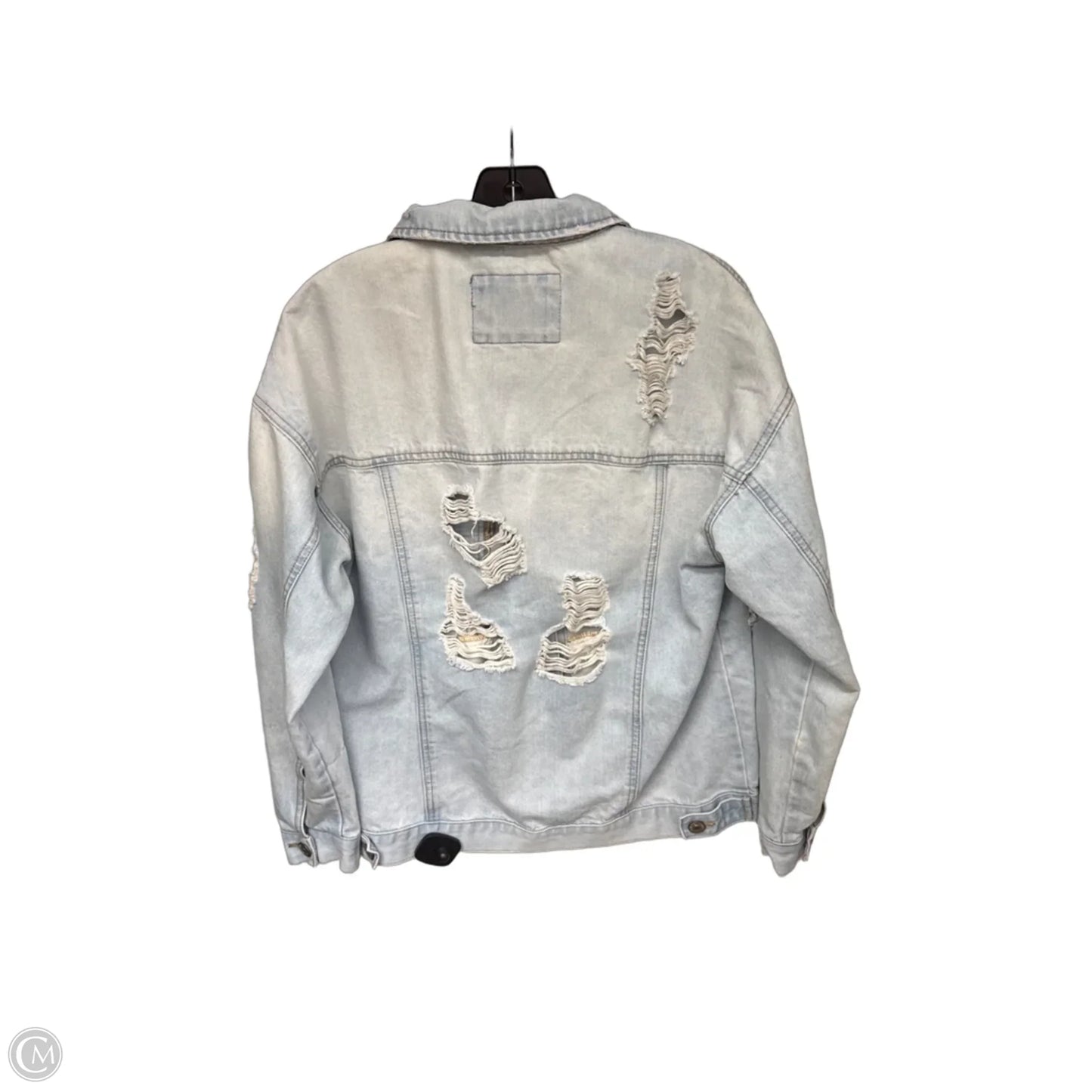 Jacket Denim By Forever 21 In Blue Denim, Size: S