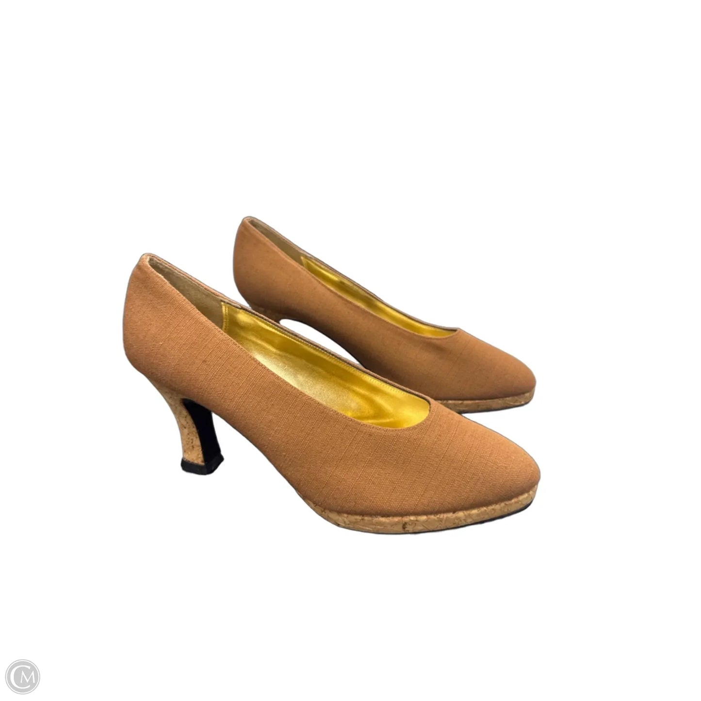 Shoes Heels Kitten By Nina In Brown, Size: 8.5