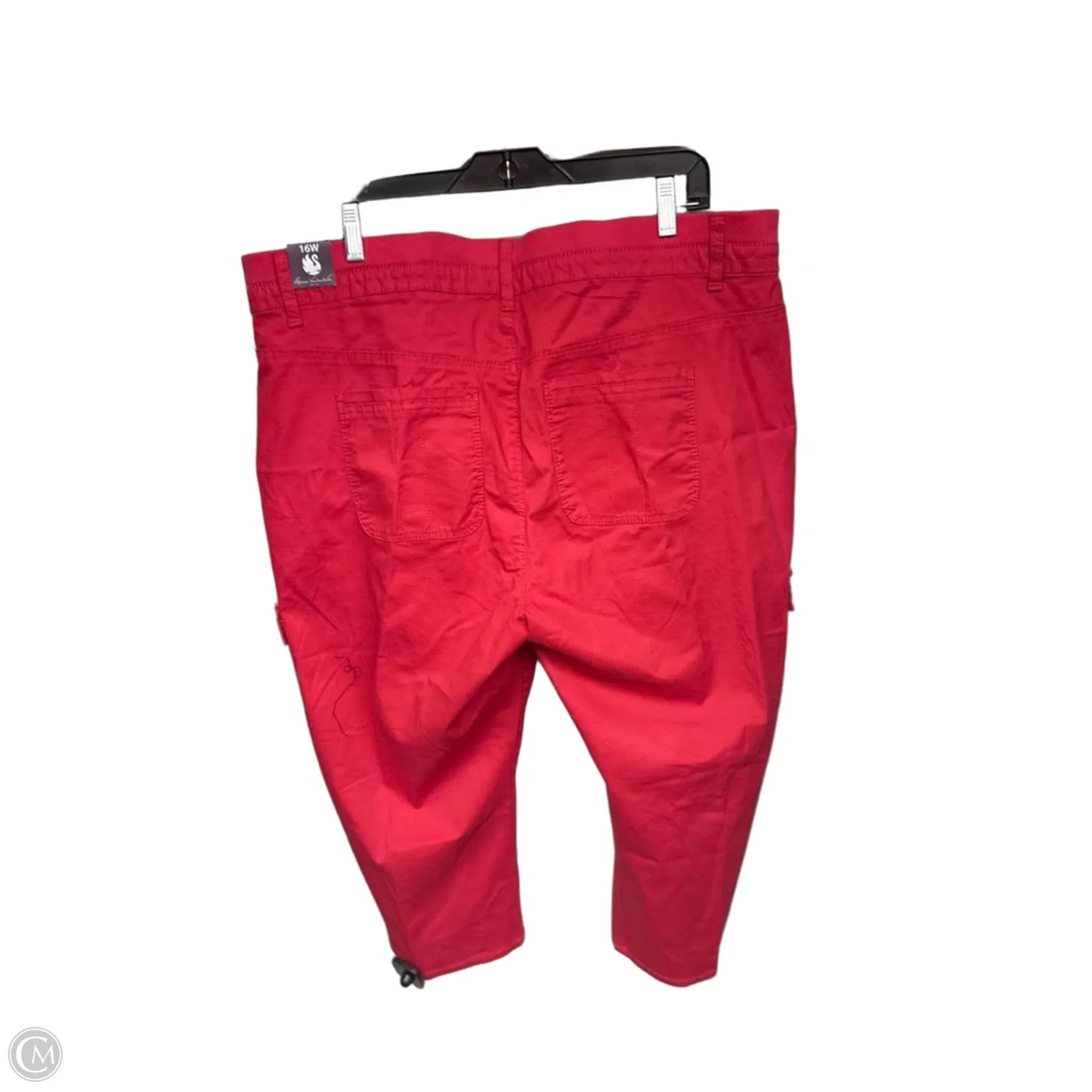 Capris By Gloria Vanderbilt In Pink, Size: 16