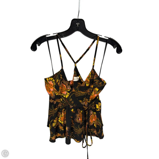Top Sleeveless By Urban Outfitters In Floral Print, Size: S
