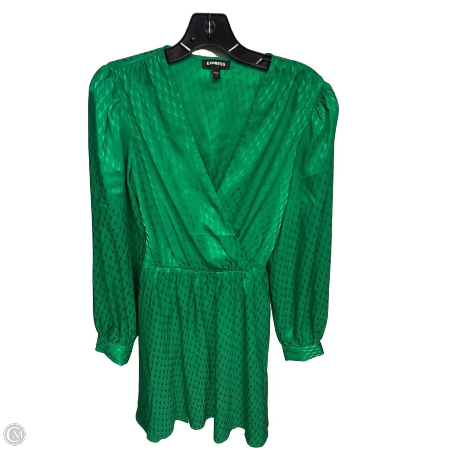 Dress Party Midi By Express In Green, Size: S