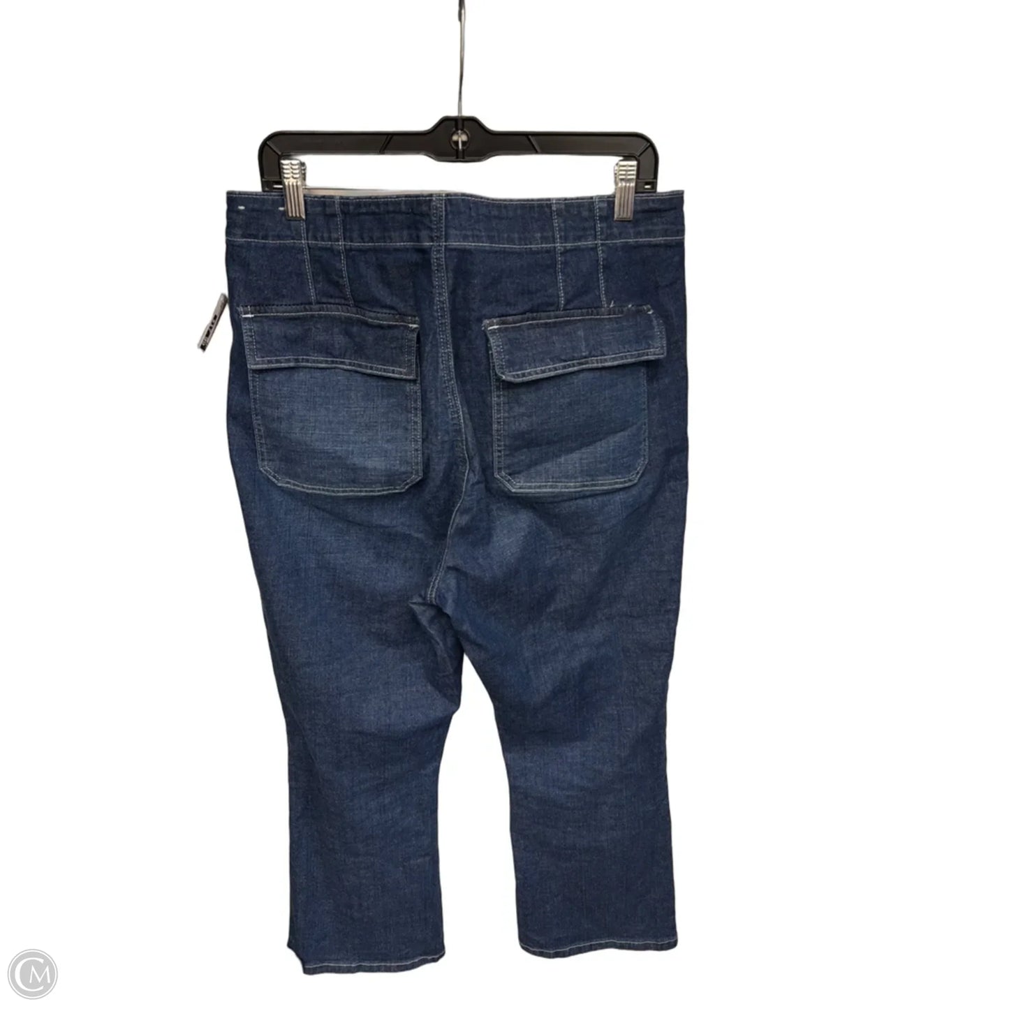 Jeans Straight By Loft In Blue Denim, Size: 12